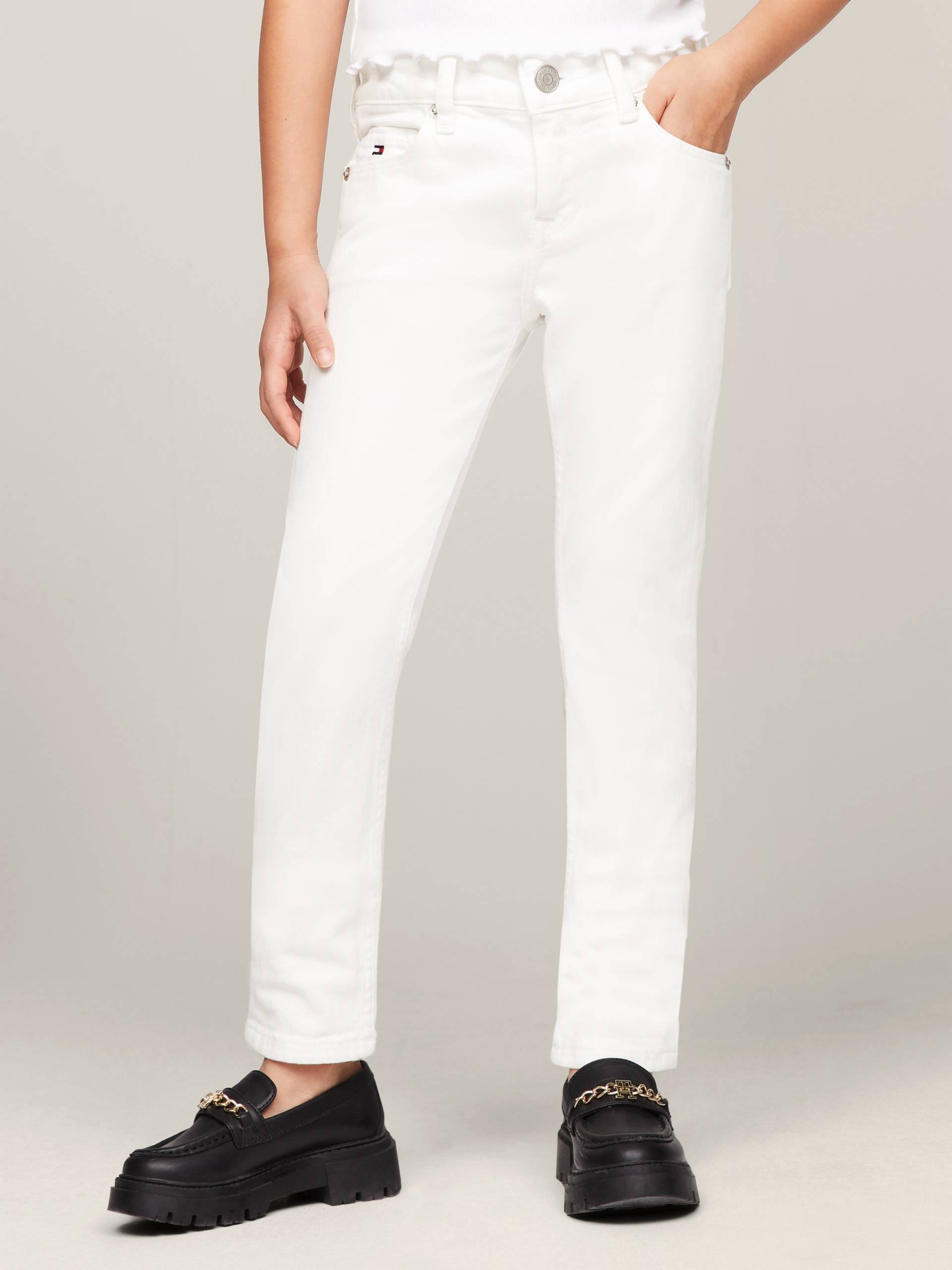 Tommy Hilfiger Slim-fit-Jeans »NORA WHITE«, Kinder bis 16 Jahre Tommy Hilfiger Slim-fit-Jeans »NORA WHITE«, Kinder bis 16 Jahre von TOMMY HILFIGER