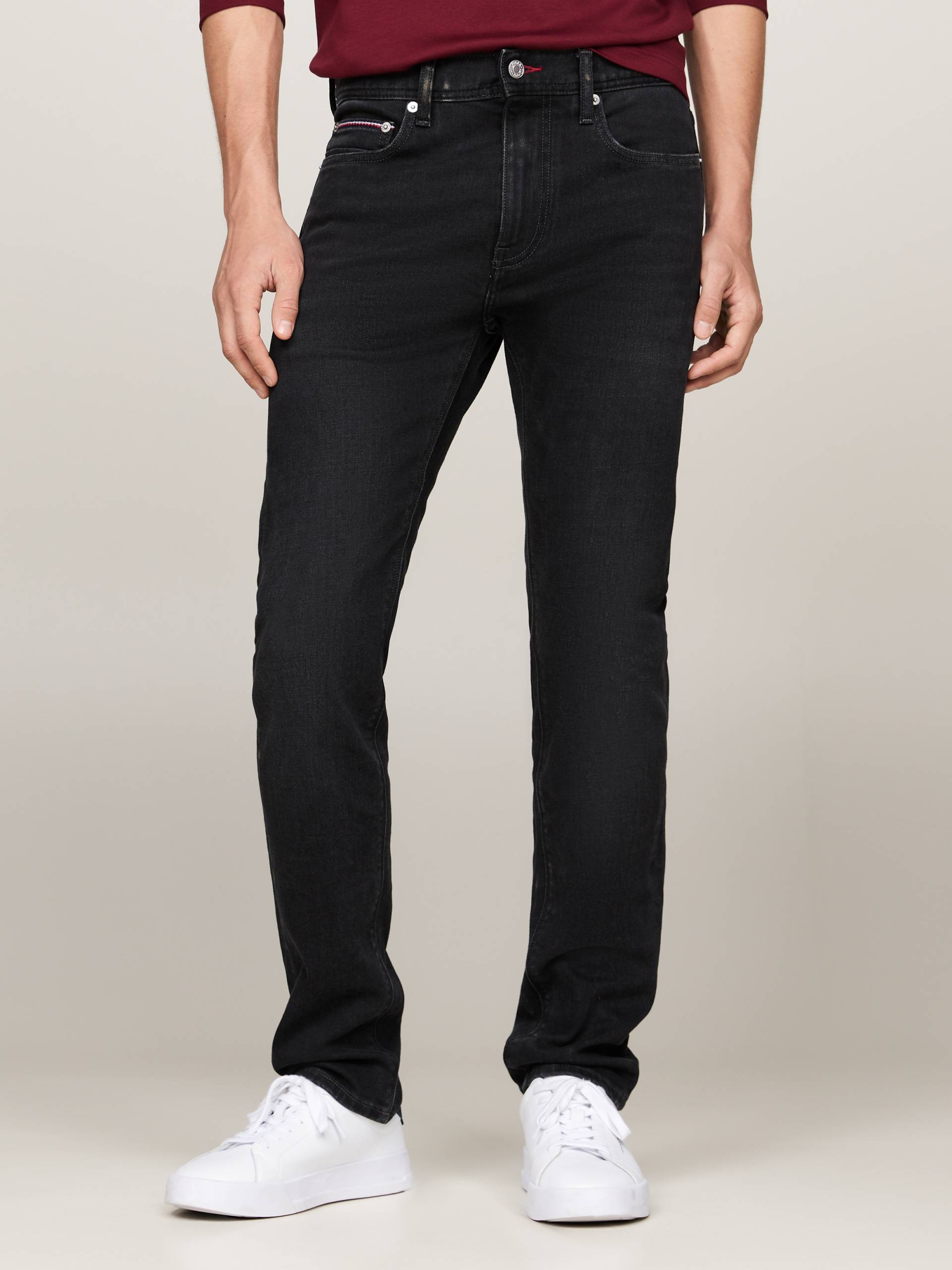 Tommy Hilfiger Slim-fit-Jeans »SLIM BLEECKER PSTR CROW BLACK« Tommy Hilfiger Slim-fit-Jeans »SLIM BLEECKER PSTR CROW BLACK« von TOMMY HILFIGER