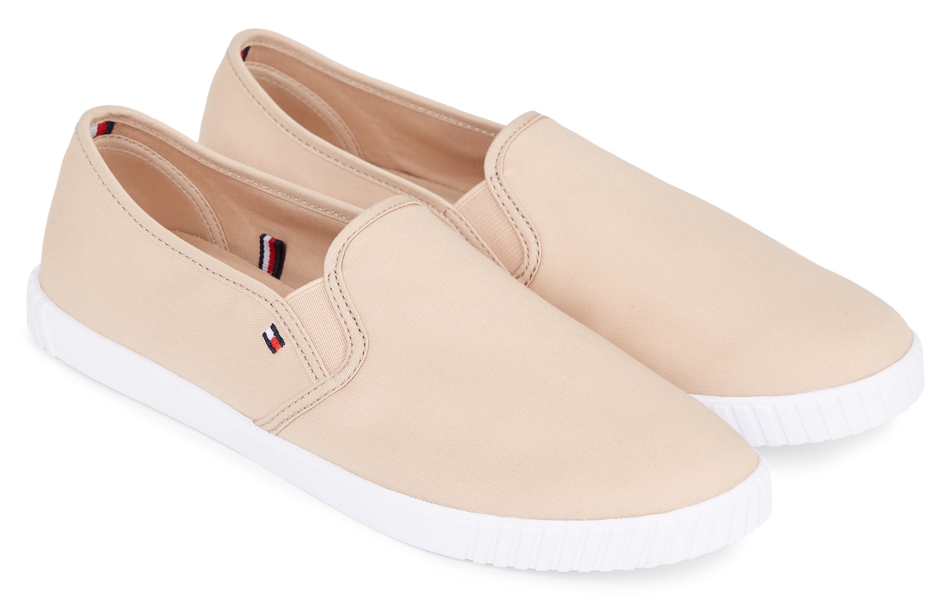 Tommy Hilfiger Slipper »CANVAS SLIP-ON SNEAKER« von TOMMY HILFIGER