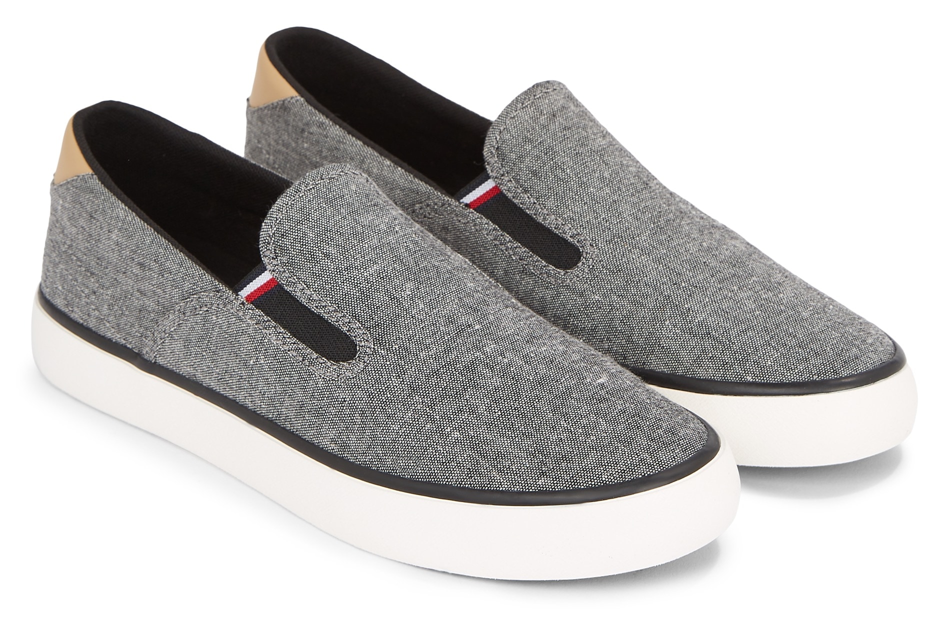 Tommy Hilfiger Slipper »TH HI VULC LOW SLIPON CHAMBRAY« von TOMMY HILFIGER