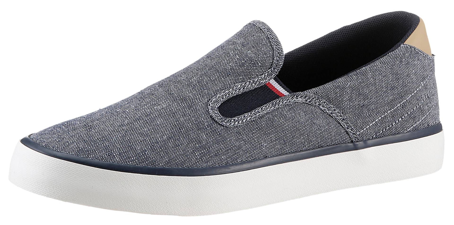 Tommy Hilfiger Slipper »TH HI VULC LOW SLIPON CHAMBRAY« von TOMMY HILFIGER