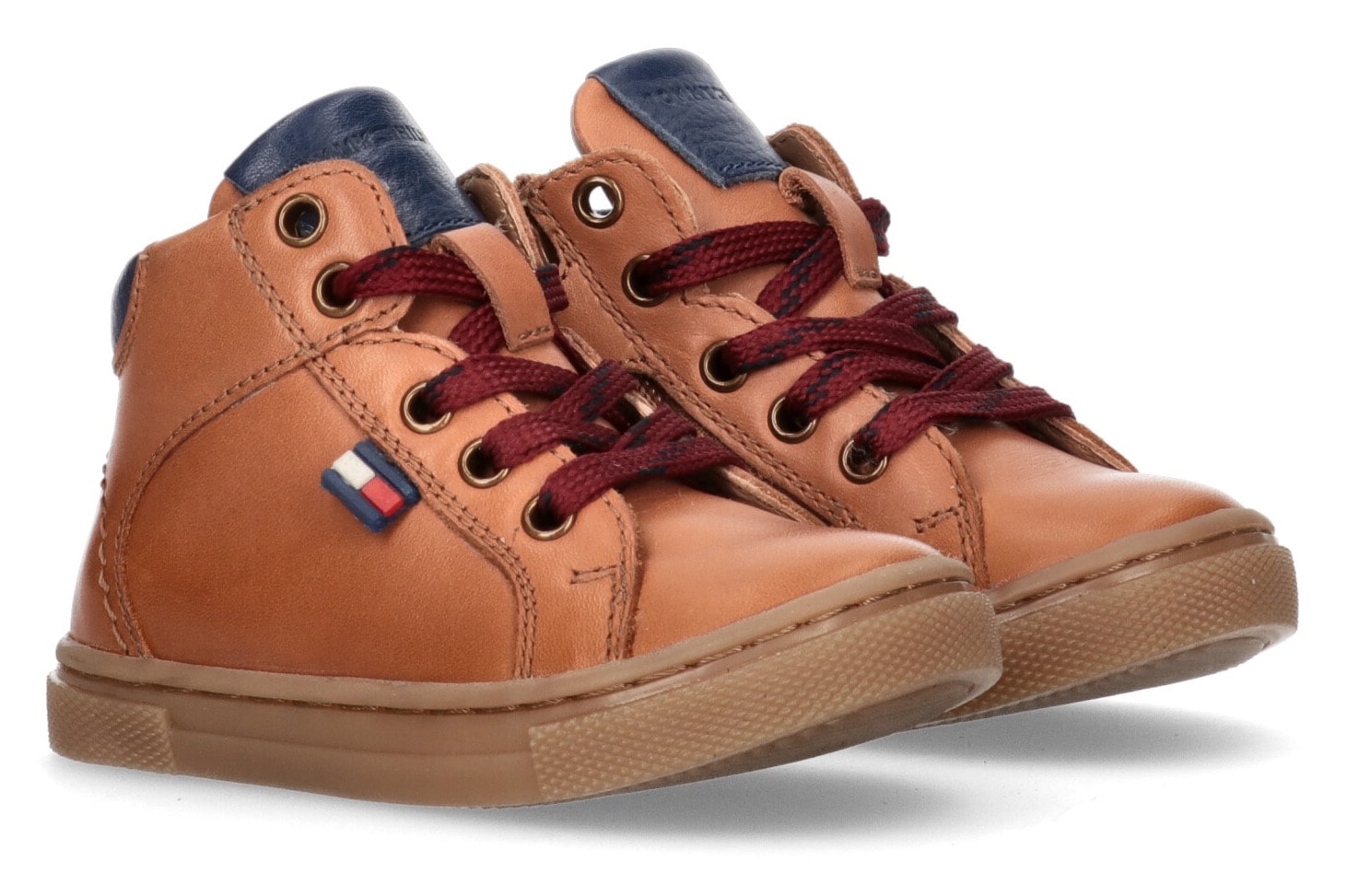 Tommy Hilfiger Sneaker, Babyschuh, Schnürboots mit weicher Lederinnenausstattung von TOMMY HILFIGER