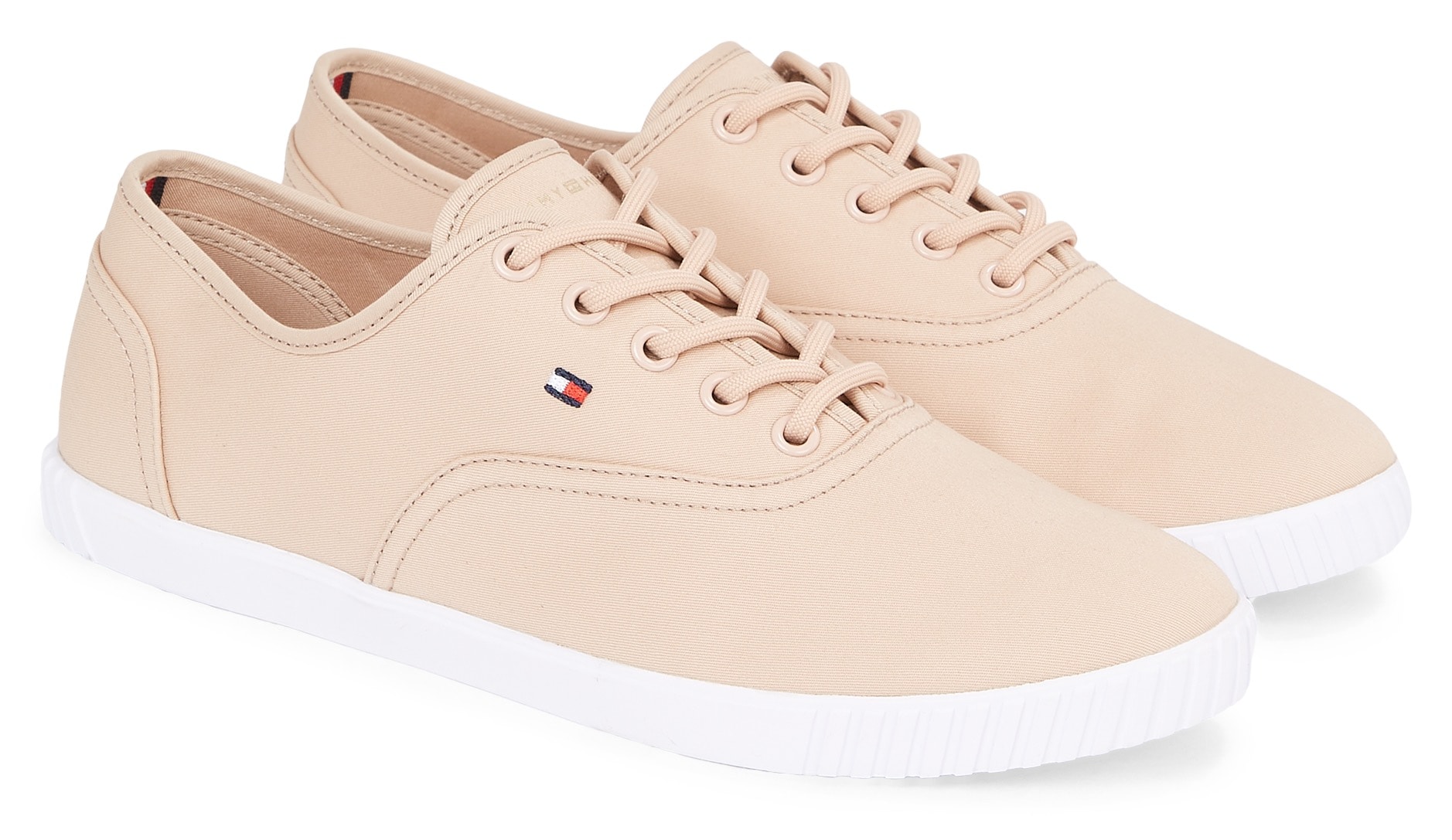 Tommy Hilfiger Sneaker »CANVAS LACE UP SNEAKER« von TOMMY HILFIGER