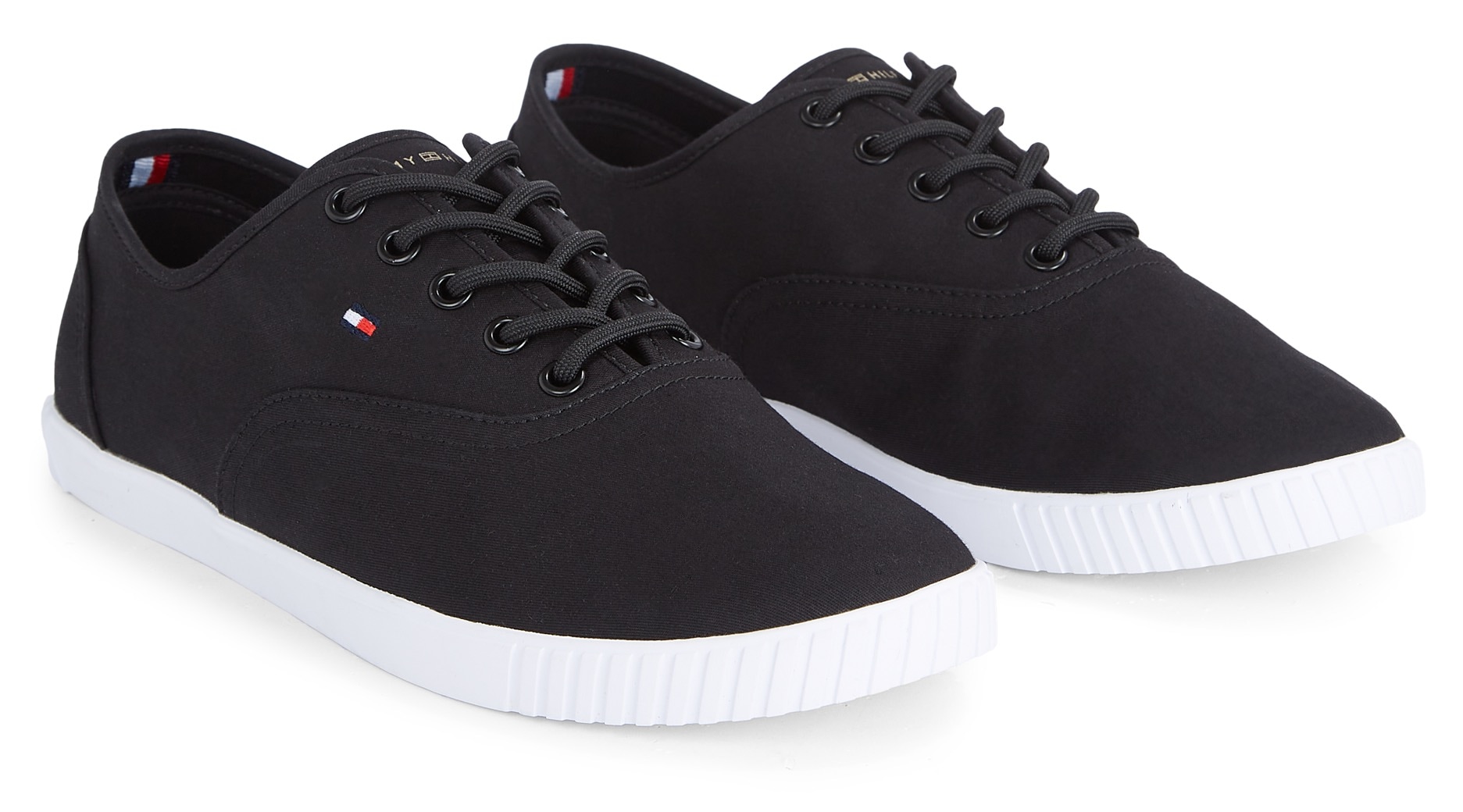 Tommy Hilfiger Sneaker »CANVAS LACE UP SNEAKER« von TOMMY HILFIGER