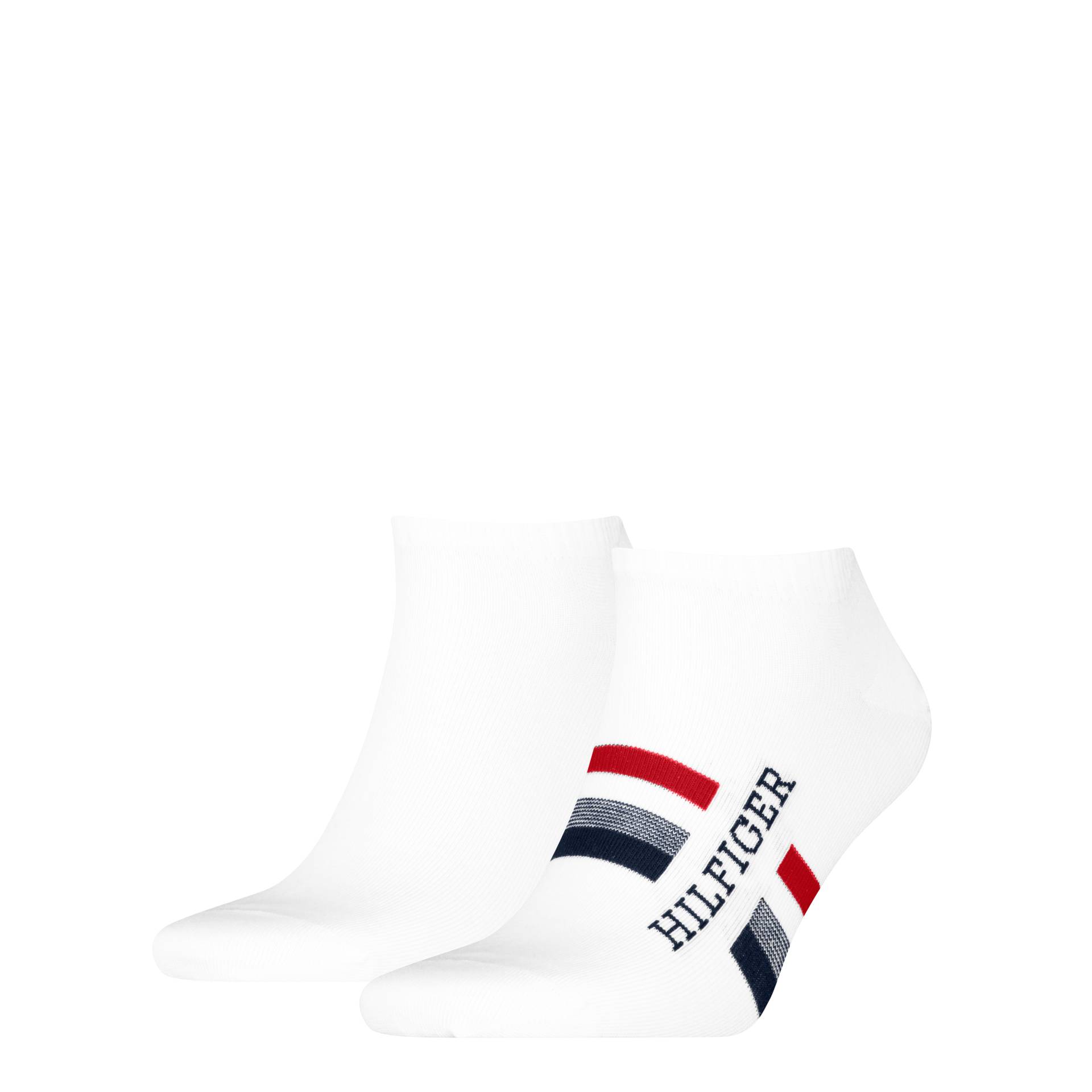 Tommy Hilfiger Sneakersocken »TH MEN SNEAKER 2P HILFIGER TAB«, (2 Paar), Atmungsaktiv, Markenlogo von TOMMY HILFIGER