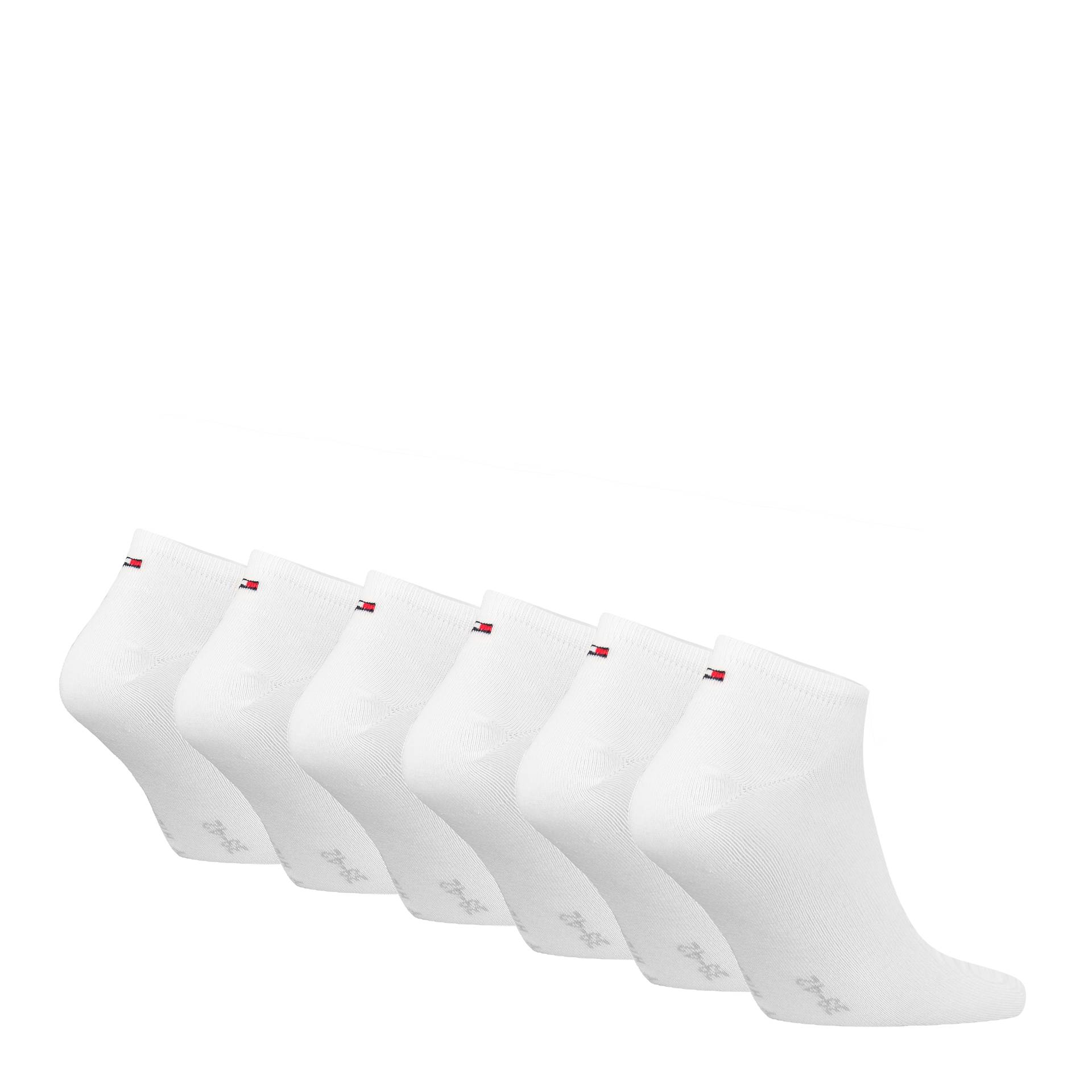 Tommy Hilfiger Sneakersocken »TH MEN SNEAKER 6P ECOM«, (6 Paar, 6 Paar), mit gekämmter Baumwolle von TOMMY HILFIGER