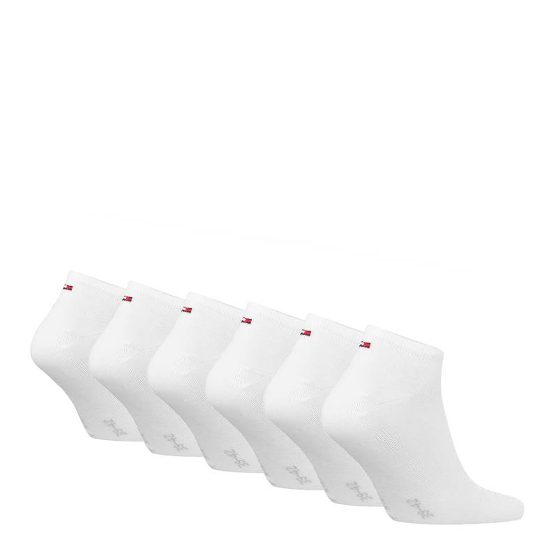 Tommy Hilfiger Sneakersocken »TH MEN SNEAKER 6P ECOM«, (6 Paar, 6 Paar), mit gekämmter Baumwolle von TOMMY HILFIGER