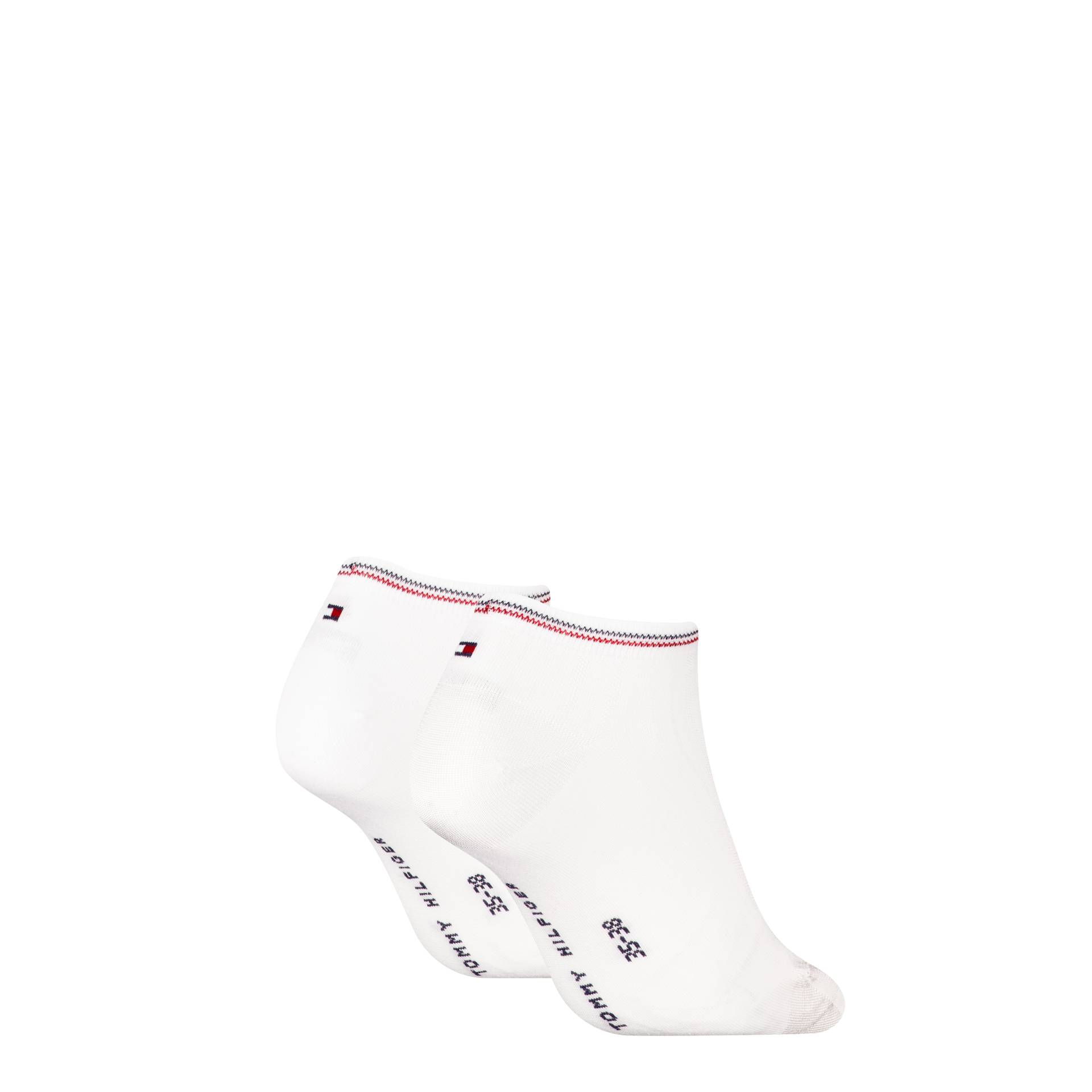 Tommy Hilfiger Sneakersocken »TH WOMEN SNEAKER 2P SHINE«, (2er-Pack), mit feuchtigkeitsableitender Technologie von TOMMY HILFIGER