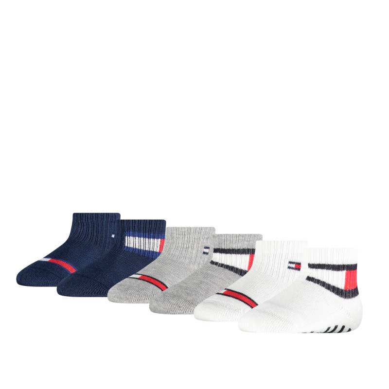 Tommy Hilfiger Socken »TH BABY SOCK 6P FLAG SOCK ECOM«, (6 Paar), ABS Anti-Rutsch am Fuss von TOMMY HILFIGER