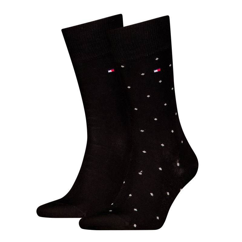 Tommy Hilfiger Socken »TH MEN SOCK 2P DOT«, (2 Paar, 2 Paar), mit klassischer Markenprägung von TOMMY HILFIGER