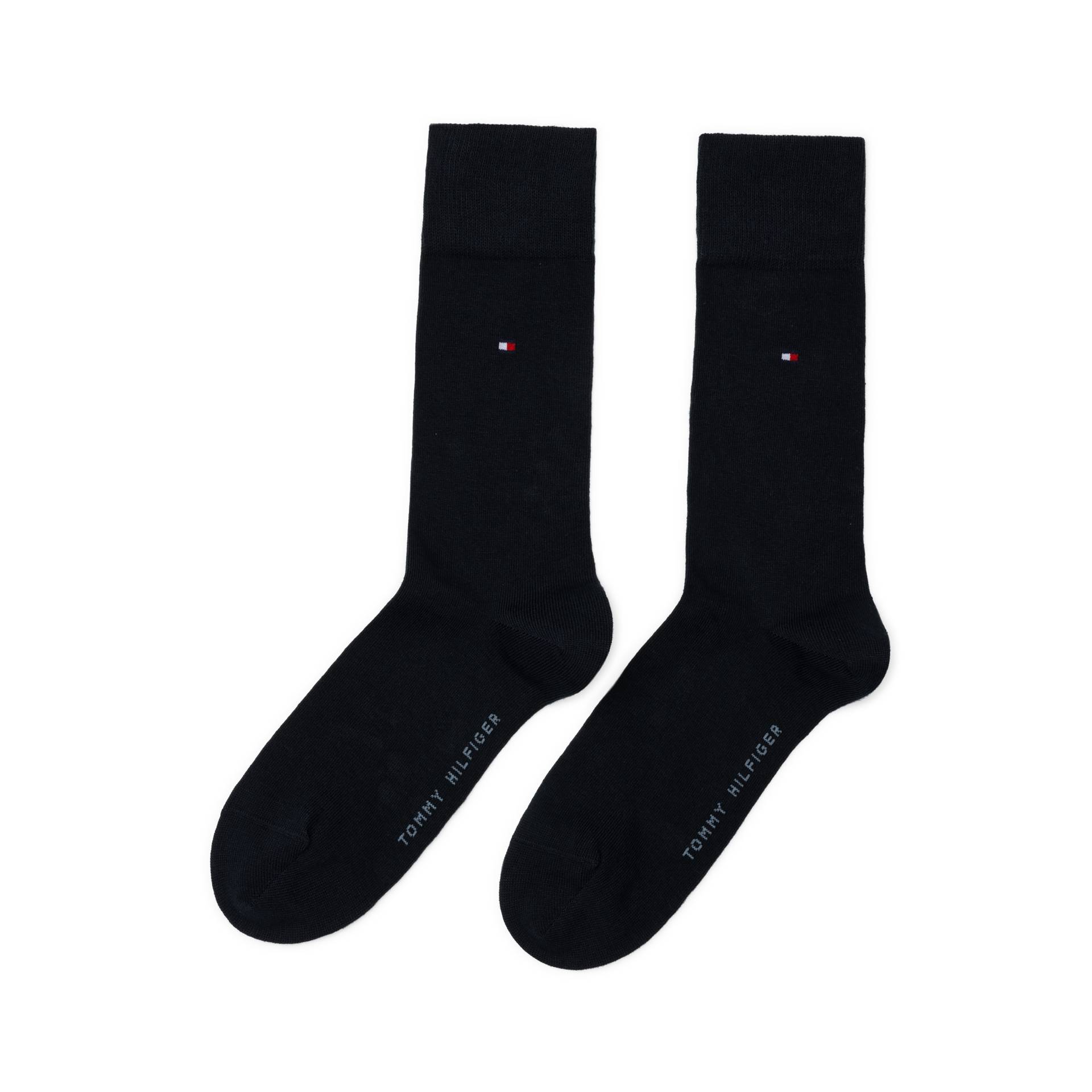 Tommy Hilfiger Socken »TH MEN SOCK CLASSIC 2P«, (2 Paar), Mit eingestricktem Flag-Logo von TOMMY HILFIGER