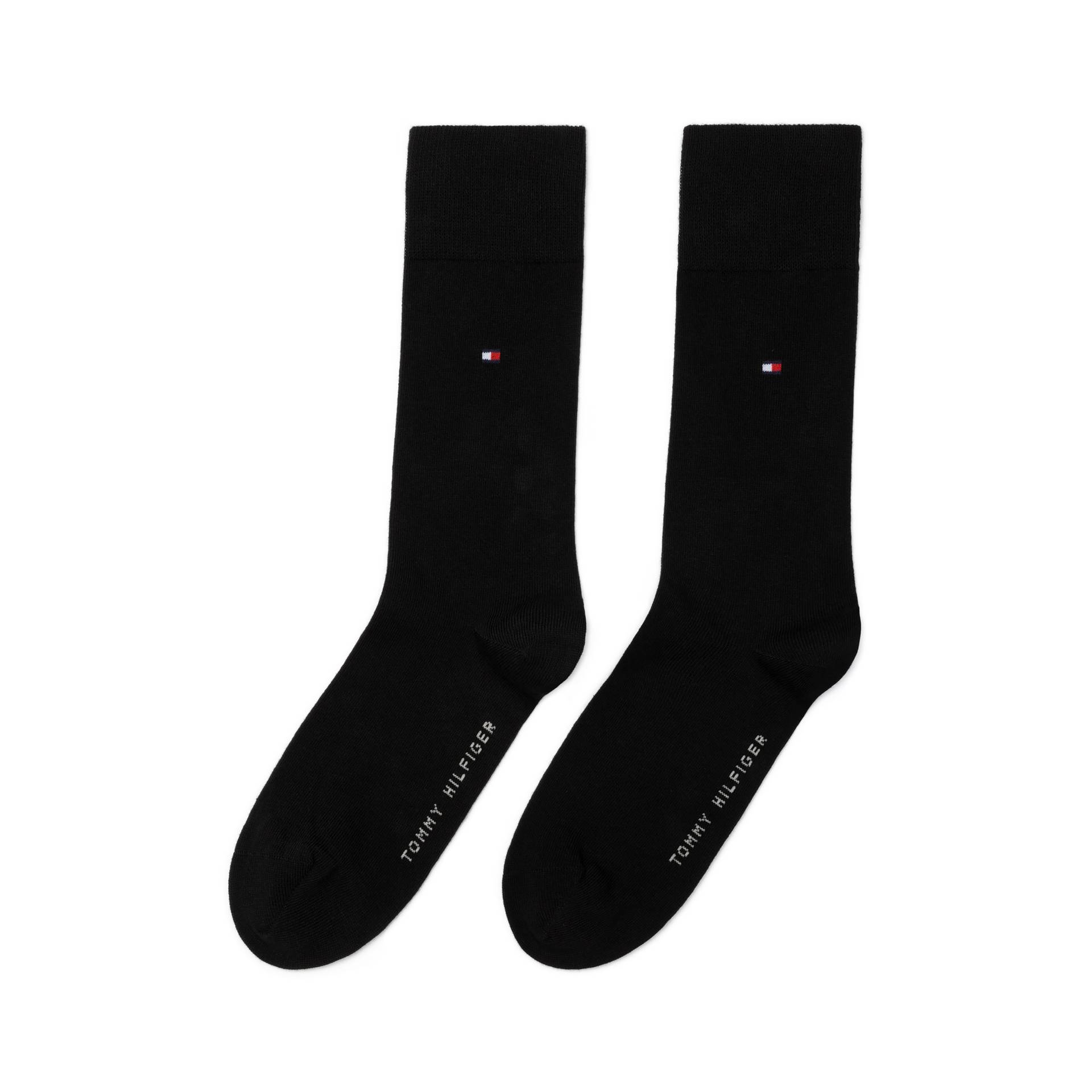Tommy Hilfiger Socken »TH MEN SOCK CLASSIC 2P«, (2 Paar), Mit eingestricktem Flag-Logo von TOMMY HILFIGER