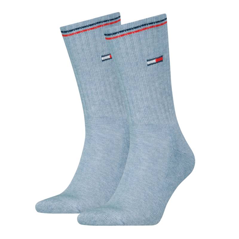 Tommy Hilfiger Socken »TH UNI TJ SOCK 2P ICONIC«, (2 Paar), Verstärkte Ferse und Spitze für zusätzliche Strapazierfähigkeit von TOMMY HILFIGER