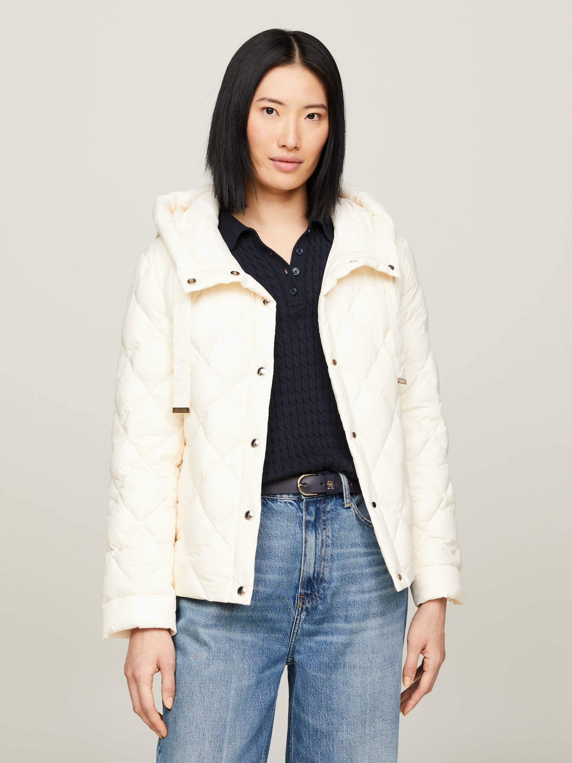 Tommy Hilfiger Steppjacke »CLASSIC LW DOWN QUILTED JACKET«, mit Kapuze von TOMMY HILFIGER