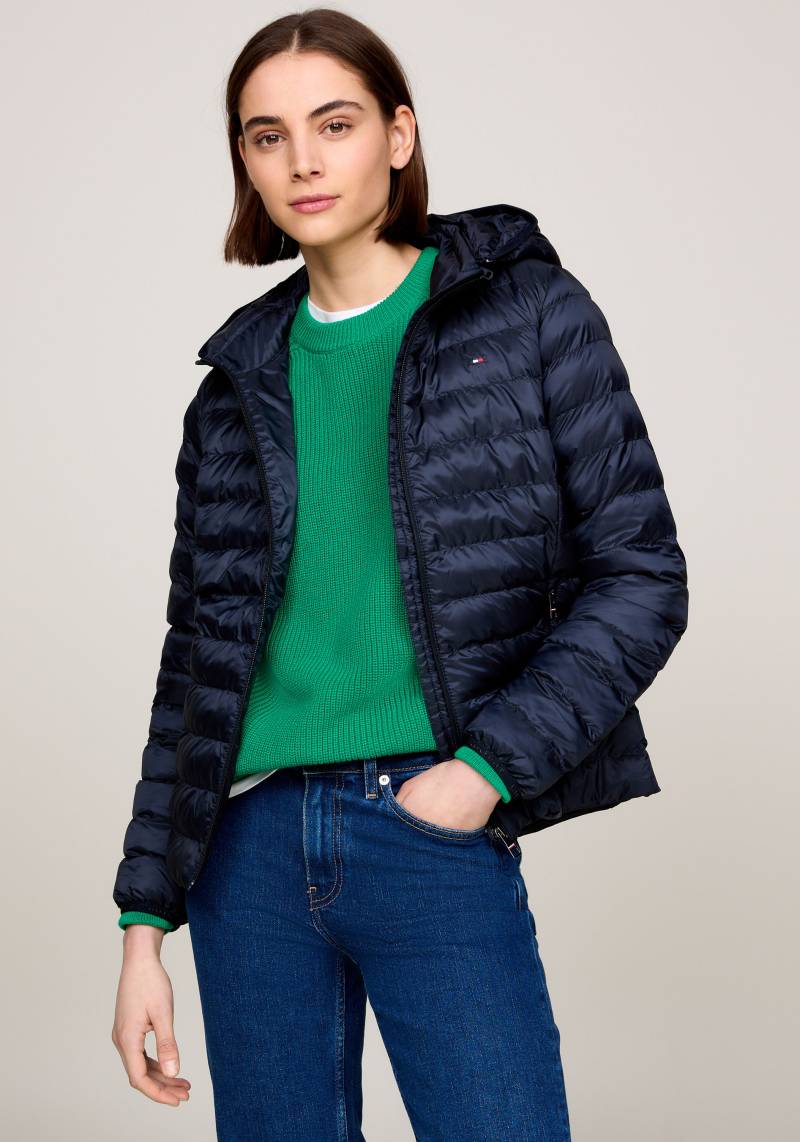 Tommy Hilfiger Steppjacke »LW PADDED GLOBAL STRIPE JACKET«, (Global Serie TH WOMEN), mti Global Stripe an der Kapuze von TOMMY HILFIGER