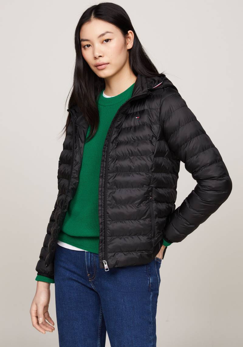 Tommy Hilfiger Steppjacke »LW PADDED GLOBAL STRIPE JACKET«, (Global Serie TH WOMEN), mti Global Stripe an der Kapuze von TOMMY HILFIGER