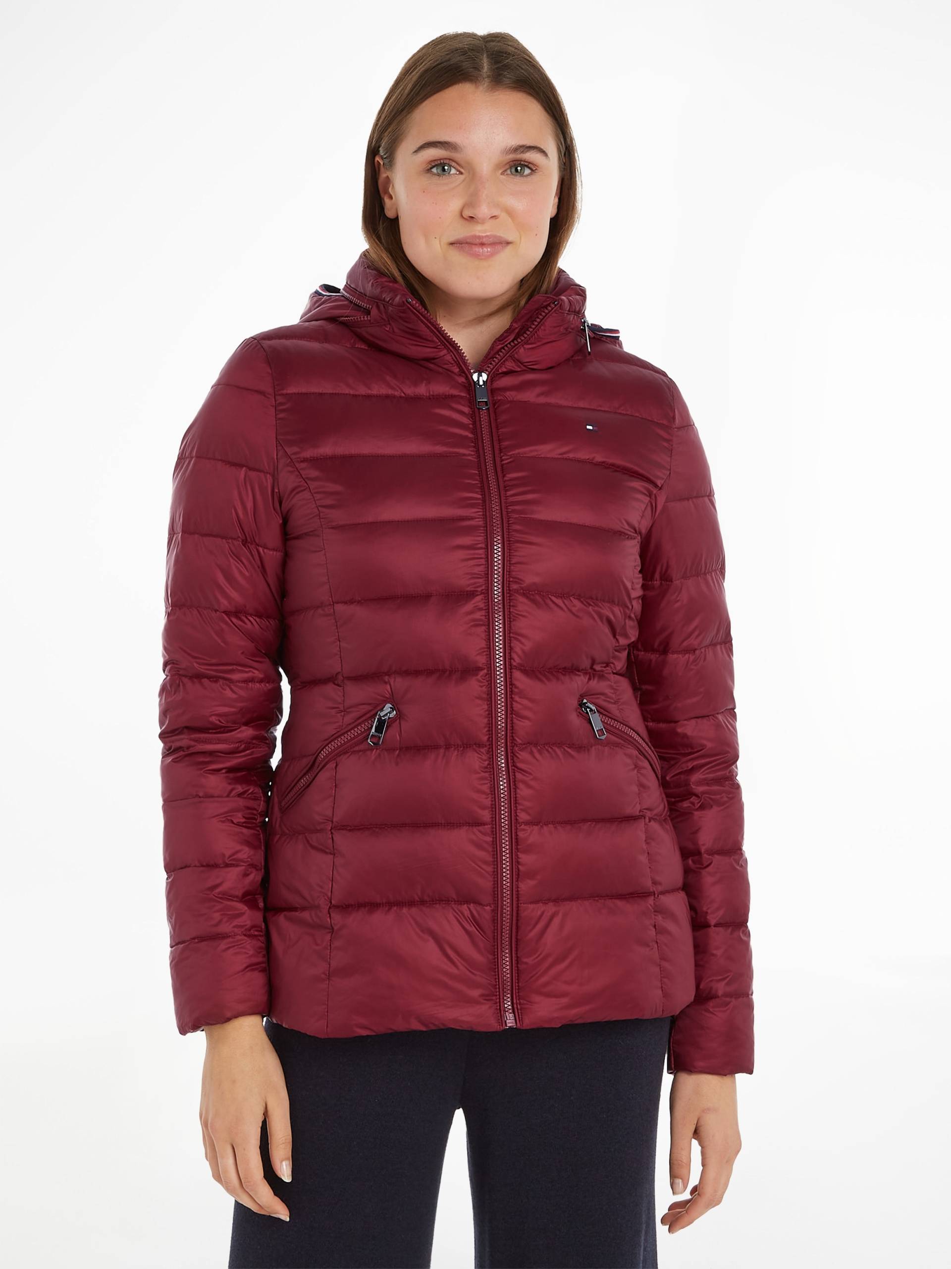 Tommy Hilfiger Steppjacke »MW PADDED GLOBAL STRIPE JACKET«, mit Kapuze von TOMMY HILFIGER