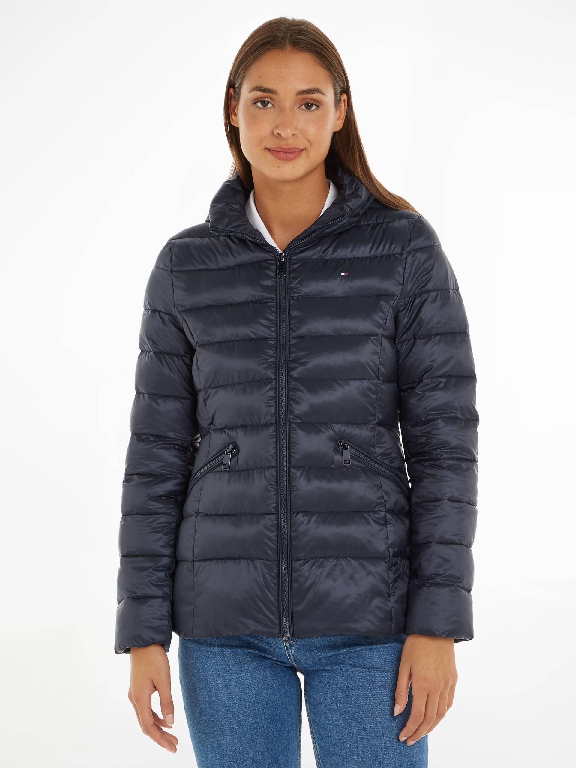 Tommy Hilfiger Steppjacke »MW PADDED GLOBAL STRIPE JACKET«, mit Kapuze von TOMMY HILFIGER