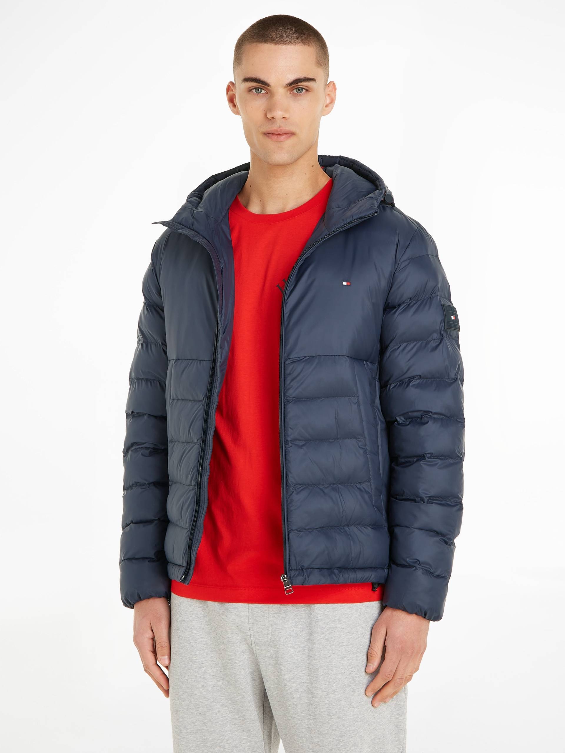 Tommy Hilfiger Steppjacke »PACKABLE RECYCLED QUILT HDD JKT«, mit Kapuze von TOMMY HILFIGER