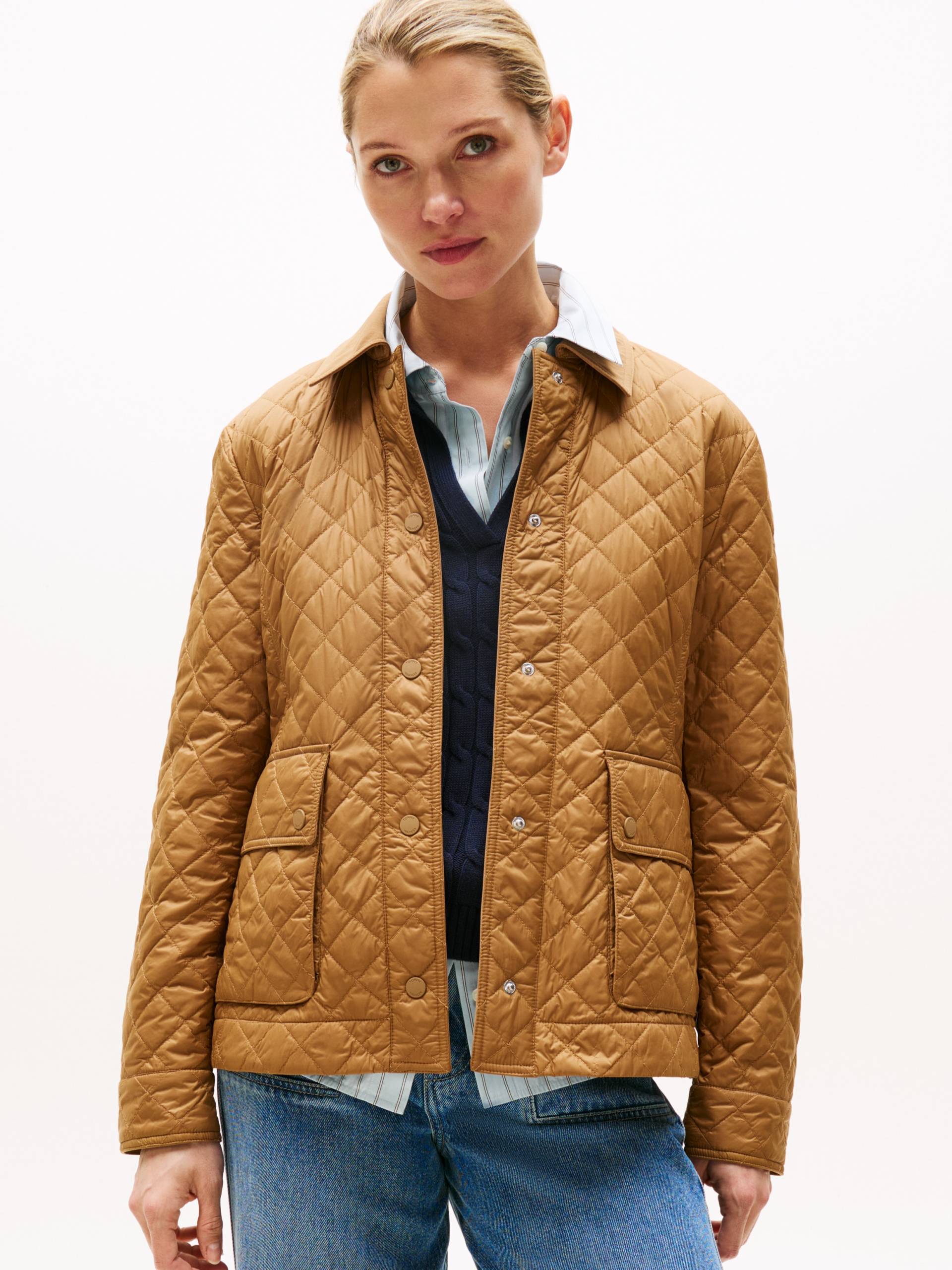 Tommy Hilfiger Steppjacke »PADDED NYLON SLIM QUILTED JACKET«, ohne Kapuze Tommy Hilfiger Steppjacke »PADDED NYLON SLIM QUILTED JACKET«, ohne Kapuze von TOMMY HILFIGER