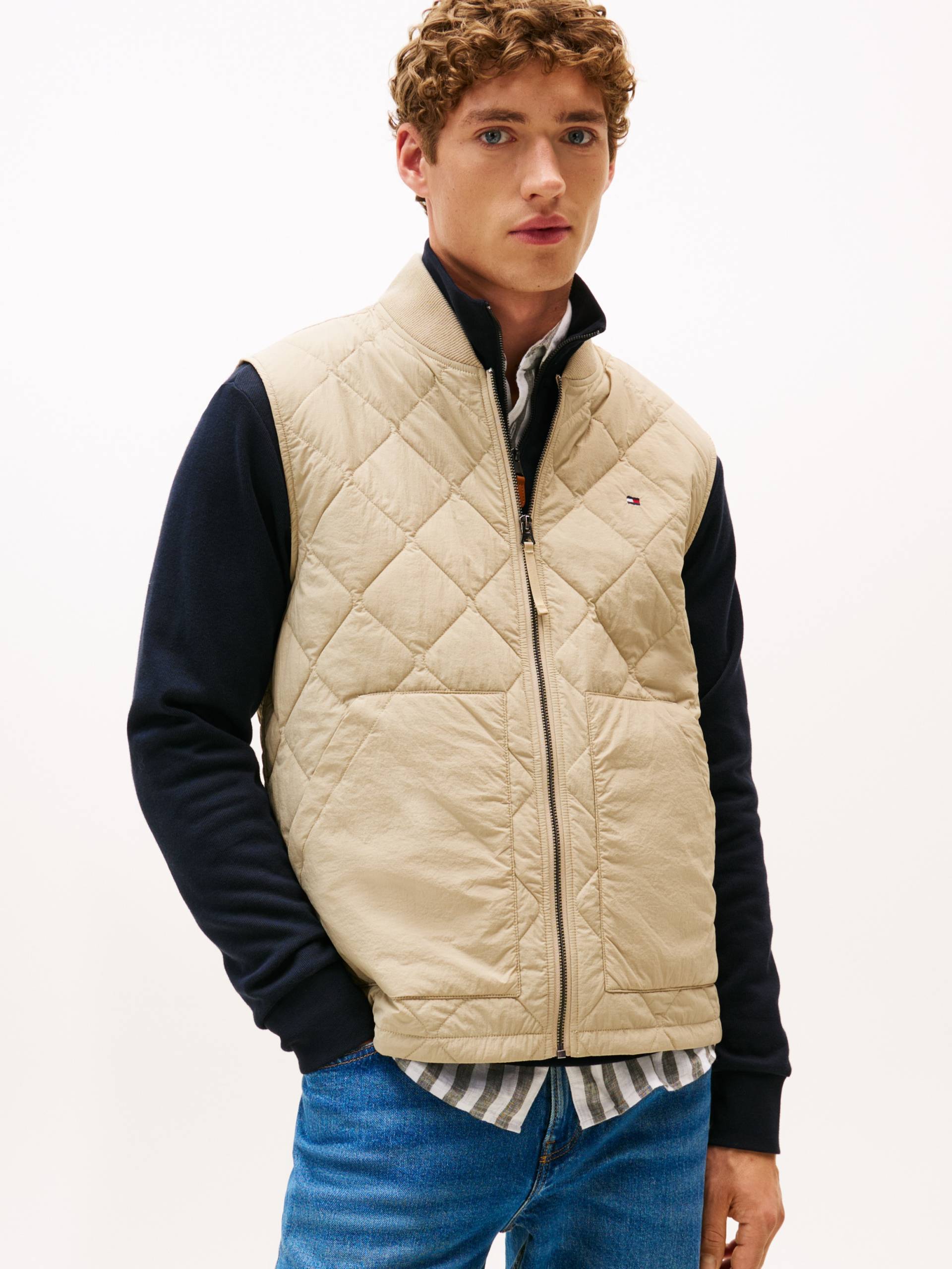 Tommy Hilfiger Steppweste »DIAMOND QUILTED VEST«, mit Rautenmuster von TOMMY HILFIGER