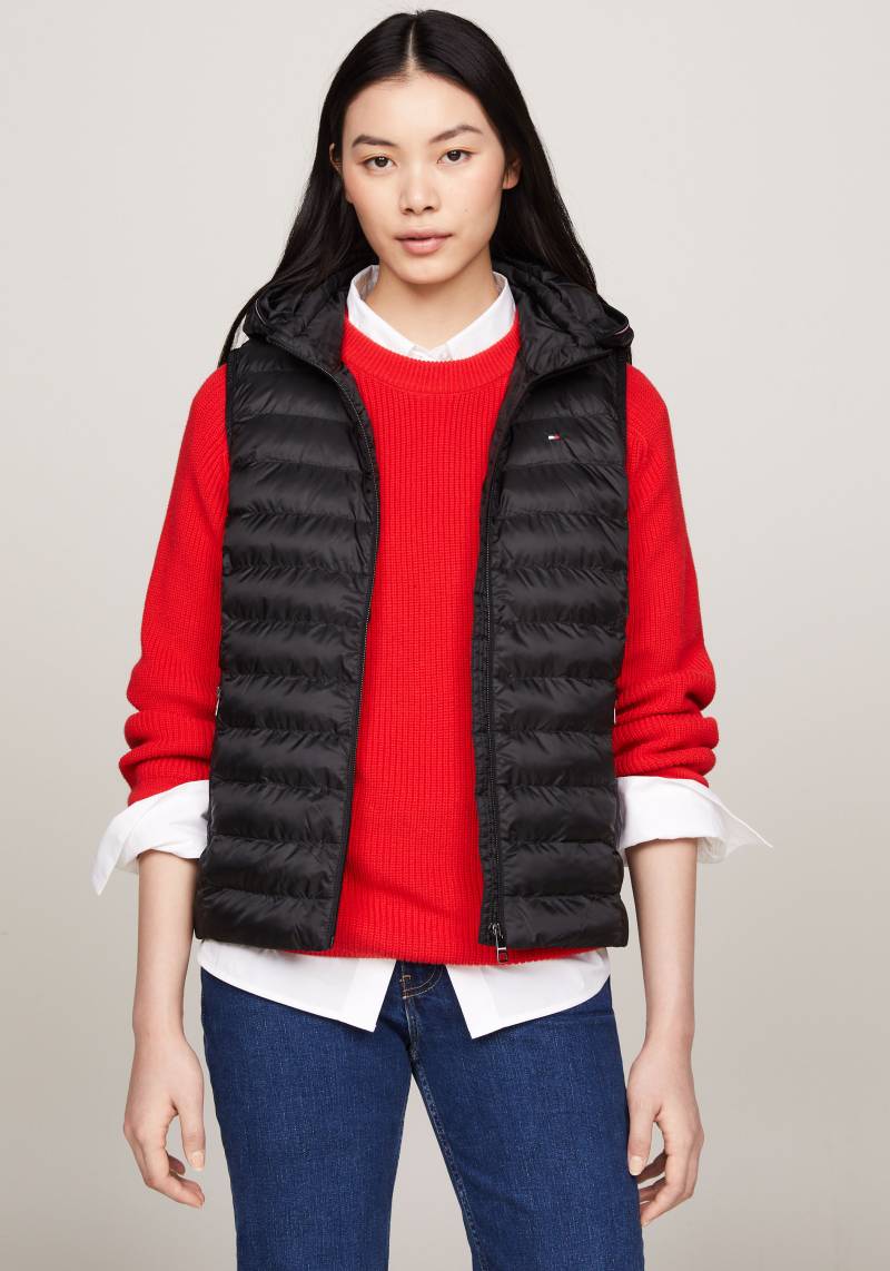 Tommy Hilfiger Steppweste »LW PADDED GLOBAL STRIPE VEST«, (Global Serie TH WOMEN), Reissverschlusstaschen von TOMMY HILFIGER