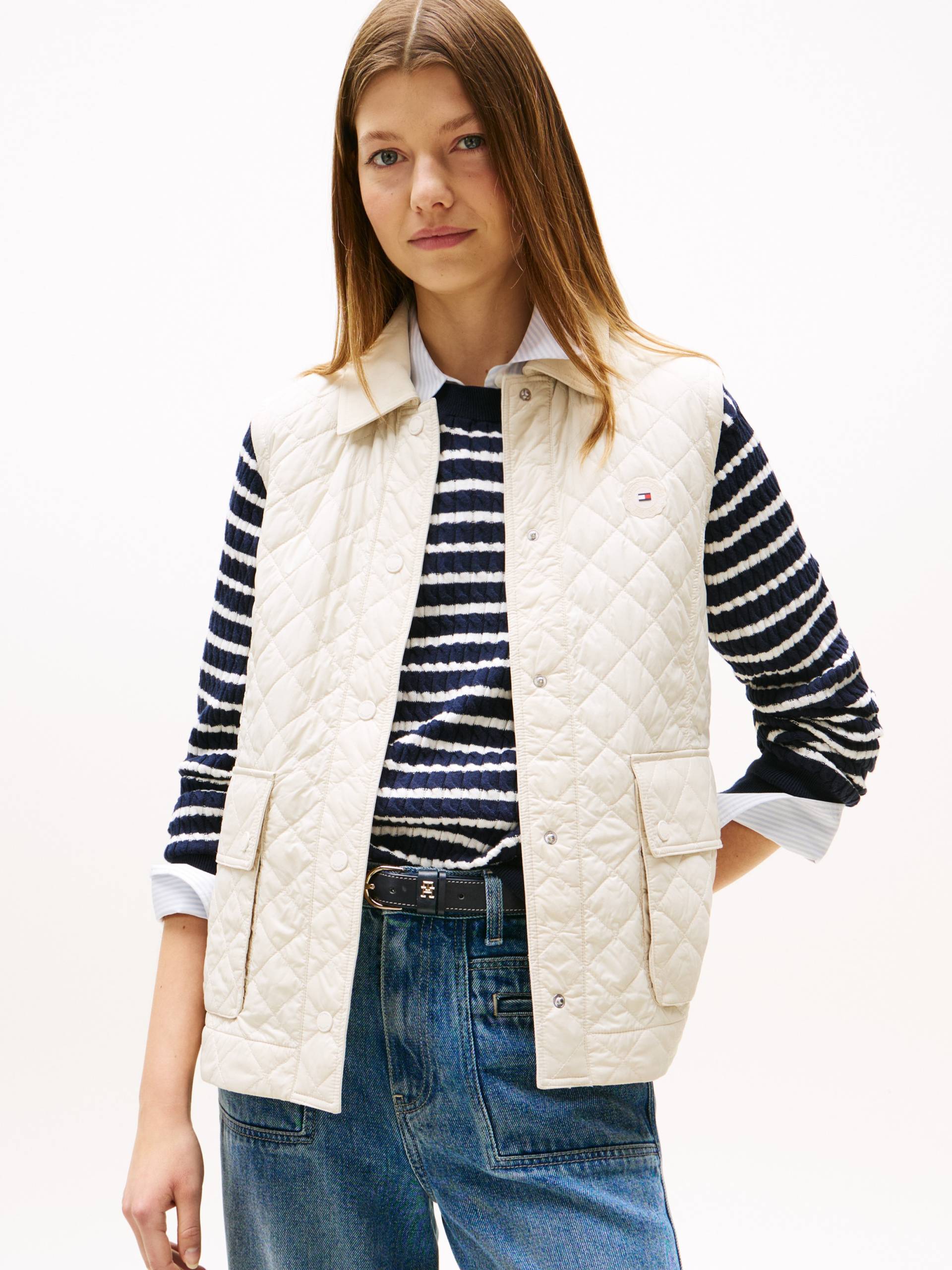 Tommy Hilfiger Steppweste »PADDED NYLON SLIM QUILTED VEST« Tommy Hilfiger Steppweste »PADDED NYLON SLIM QUILTED VEST« von TOMMY HILFIGER