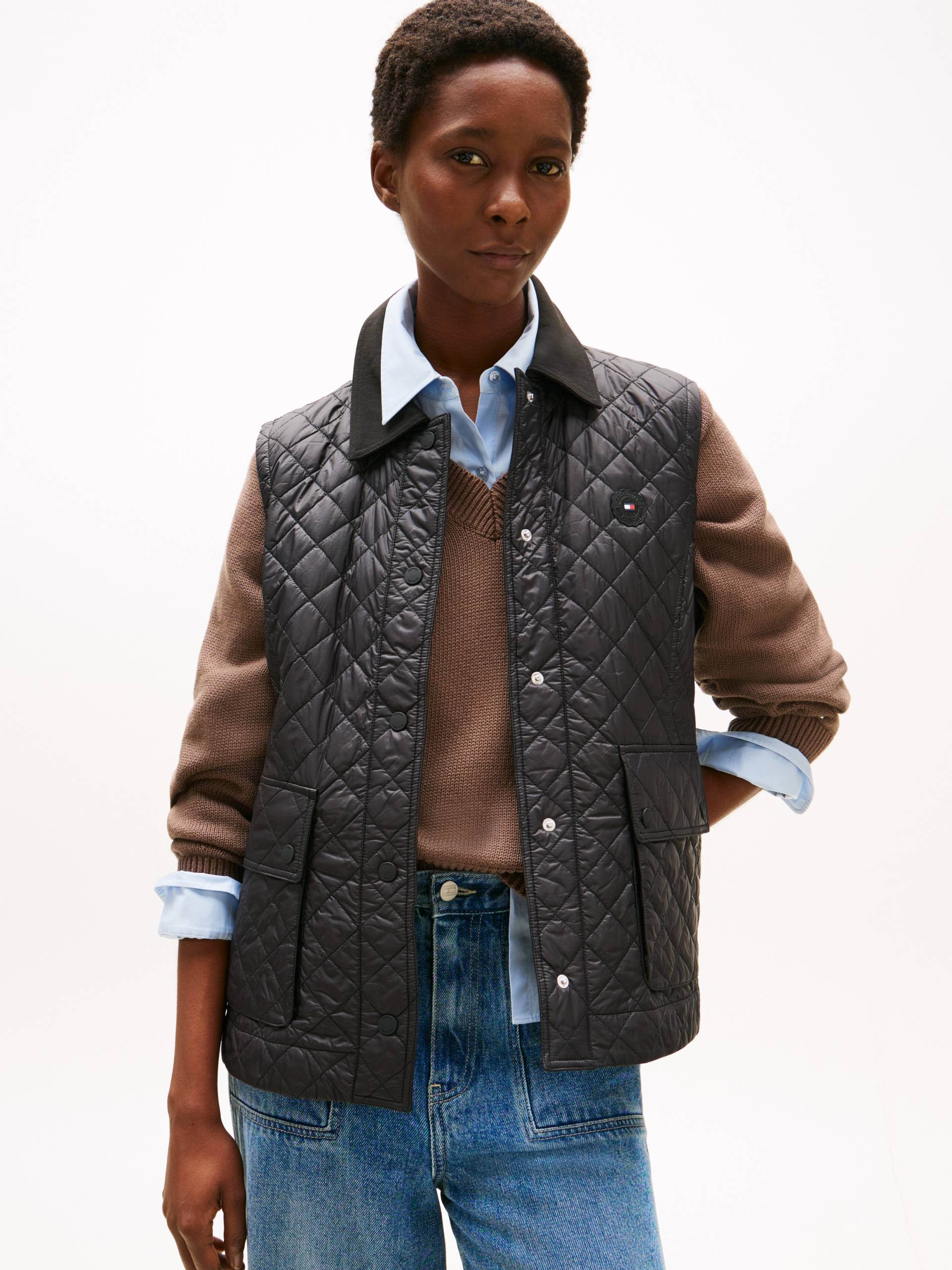 Tommy Hilfiger Steppweste »PADDED NYLON SLIM QUILTED VEST« von TOMMY HILFIGER
