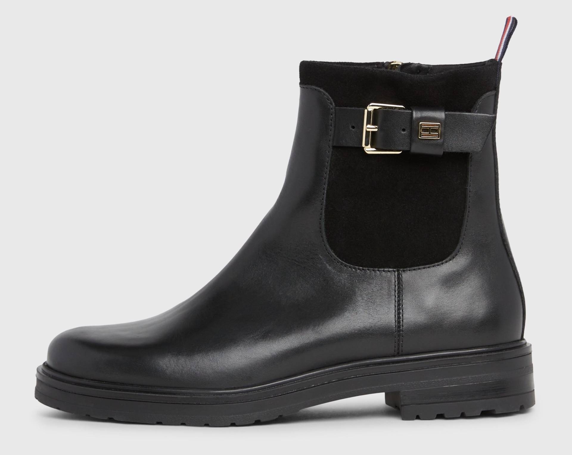 Tommy Hilfiger Stiefelette »BELT BOOTIE MATERIAL MIX« von TOMMY HILFIGER