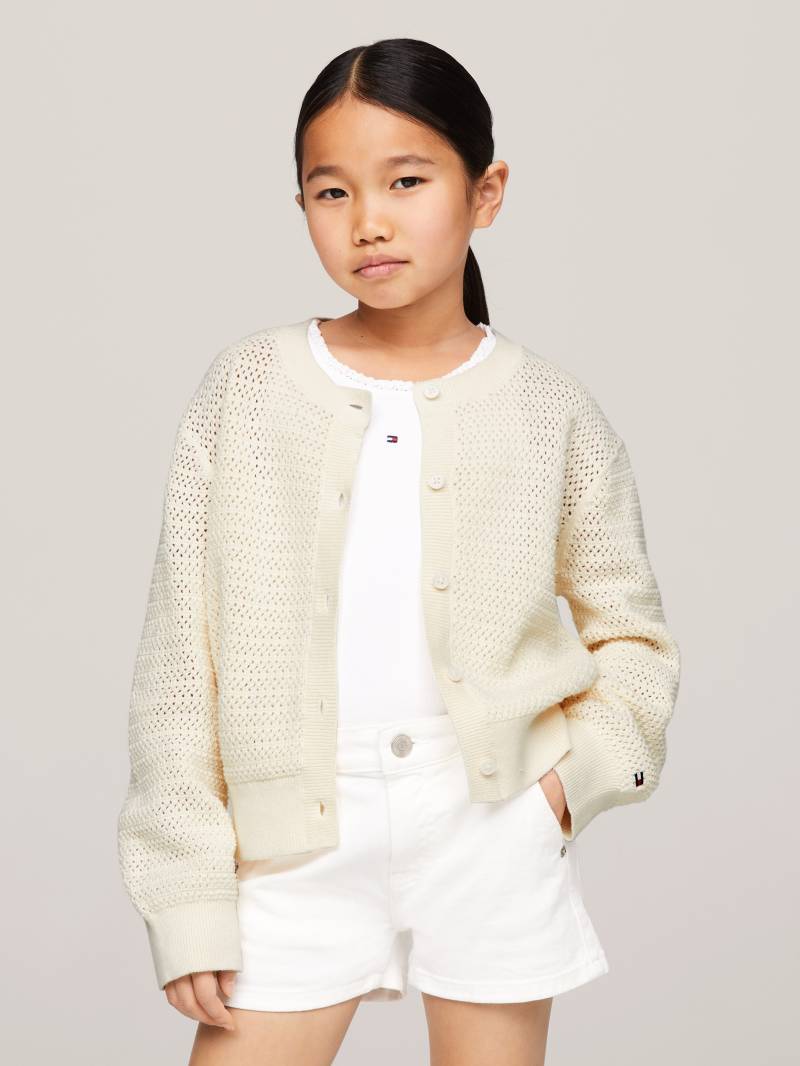 Tommy Hilfiger Strickjacke »CROCHET CARDIGAN« von TOMMY HILFIGER