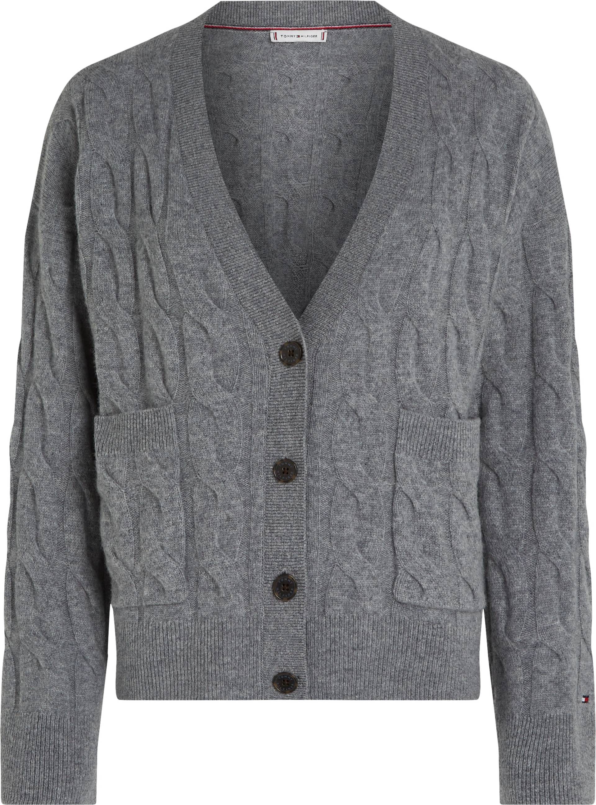 Tommy Hilfiger Strickjacke »SOFT WOOL CABLE CARDIGAN«, mit Zopfmuster, aus reiner Wolle Tommy Hilfiger Strickjacke »SOFT WOOL CABLE CARDIGAN«, mit Zopfmuster, aus reiner Wolle von TOMMY HILFIGER