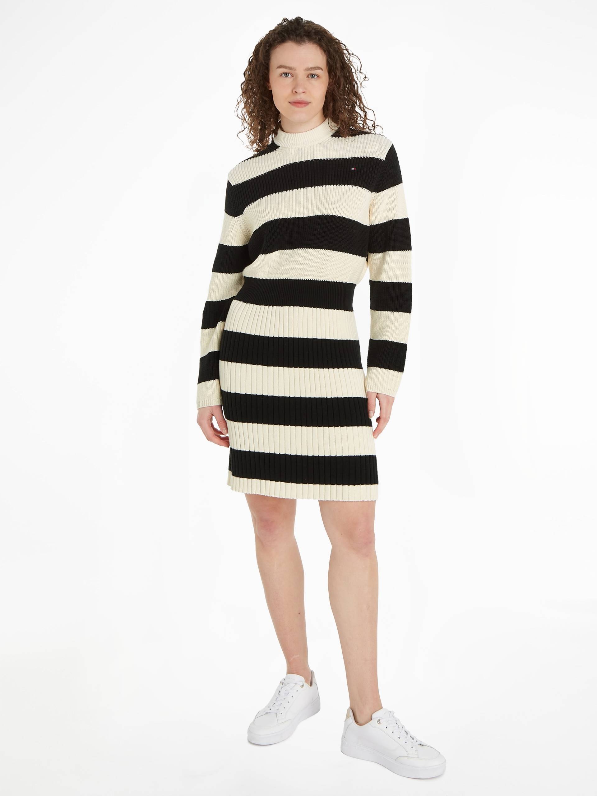 Tommy Hilfiger Strickkleid »CO CARDI STITCH SWT DRESS«, mit Logostickerei Tommy Hilfiger Strickkleid »CO CARDI STITCH SWT DRESS«, mit Logostickerei von TOMMY HILFIGER