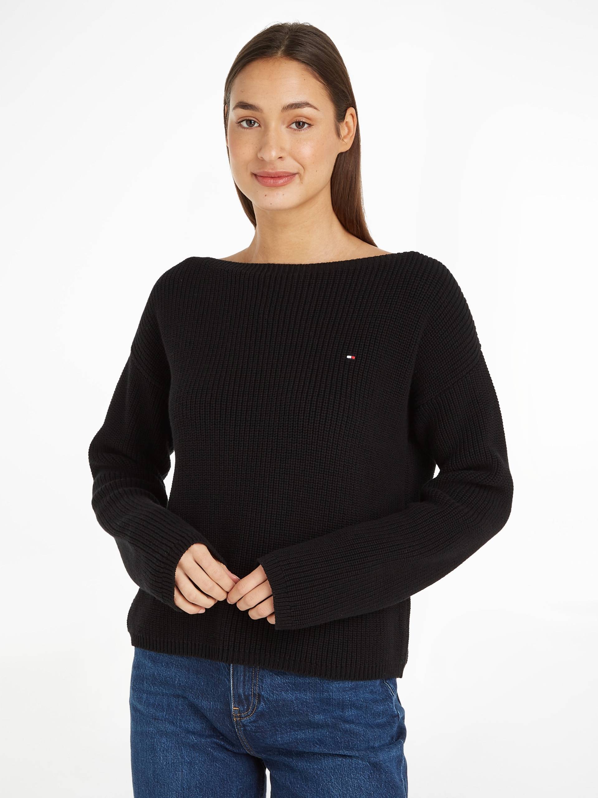 Tommy Hilfiger Strickpullover, in Rippstrick-Optik von TOMMY HILFIGER