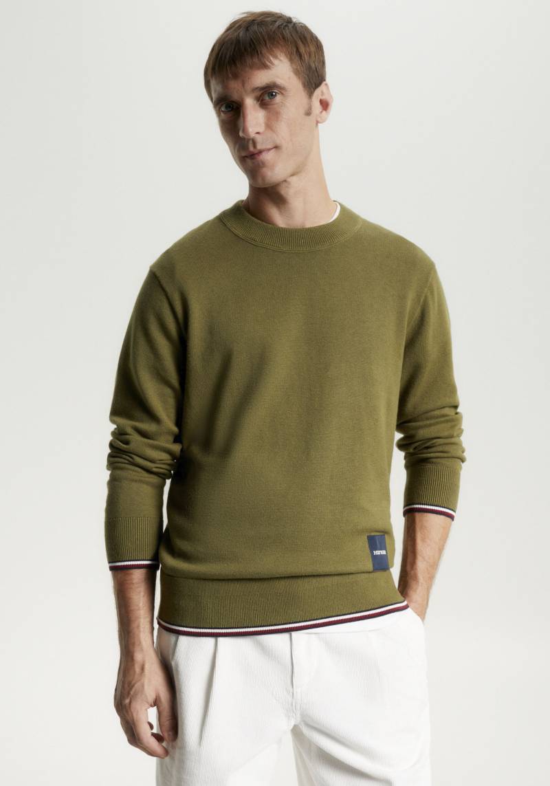 Tommy Hilfiger Strickpullover »MONOTYPE GS TIPPED CREW NECK« von TOMMY HILFIGER