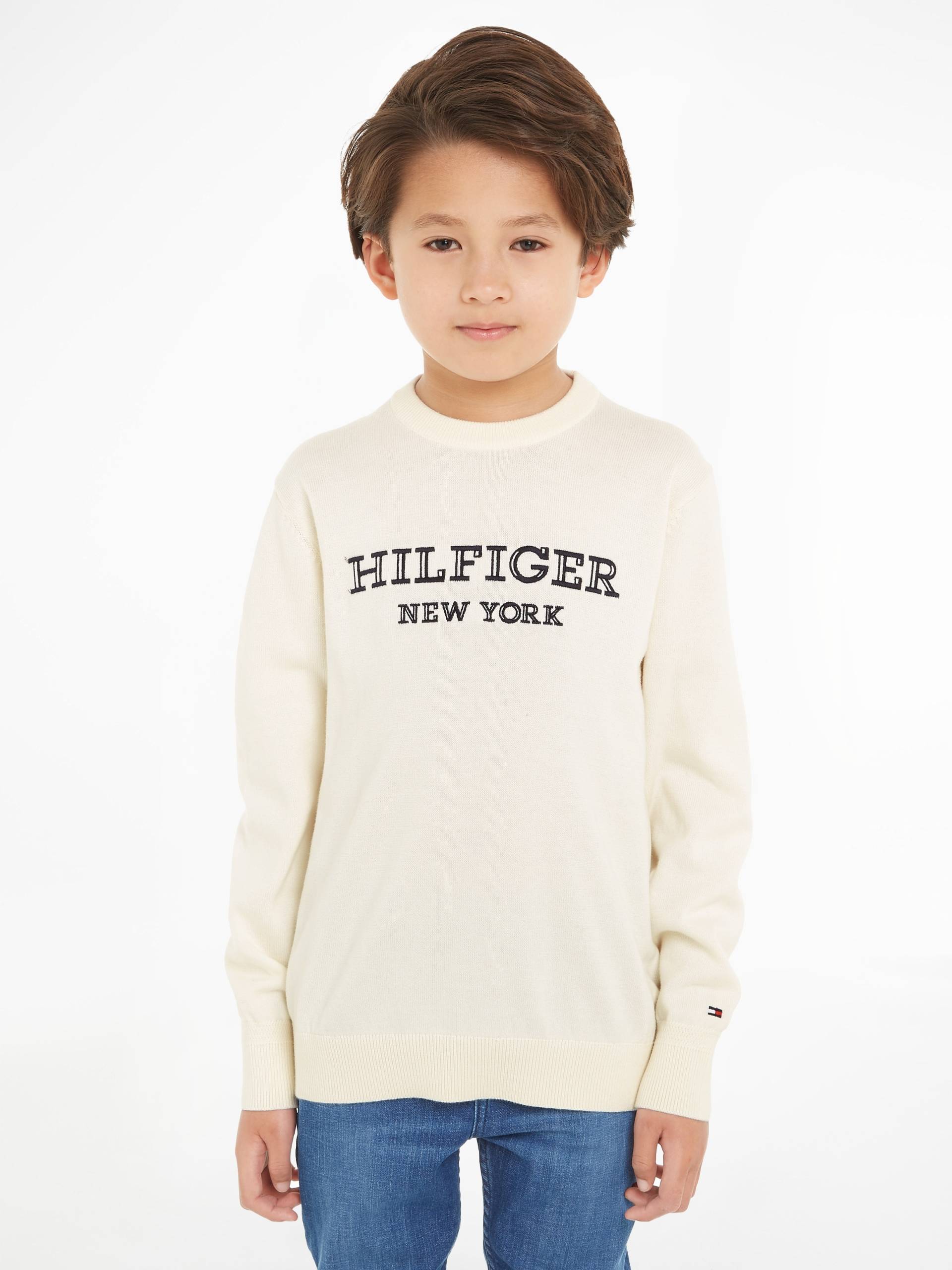 Tommy Hilfiger Strickpullover »MONOTYPE SWEATER« von TOMMY HILFIGER