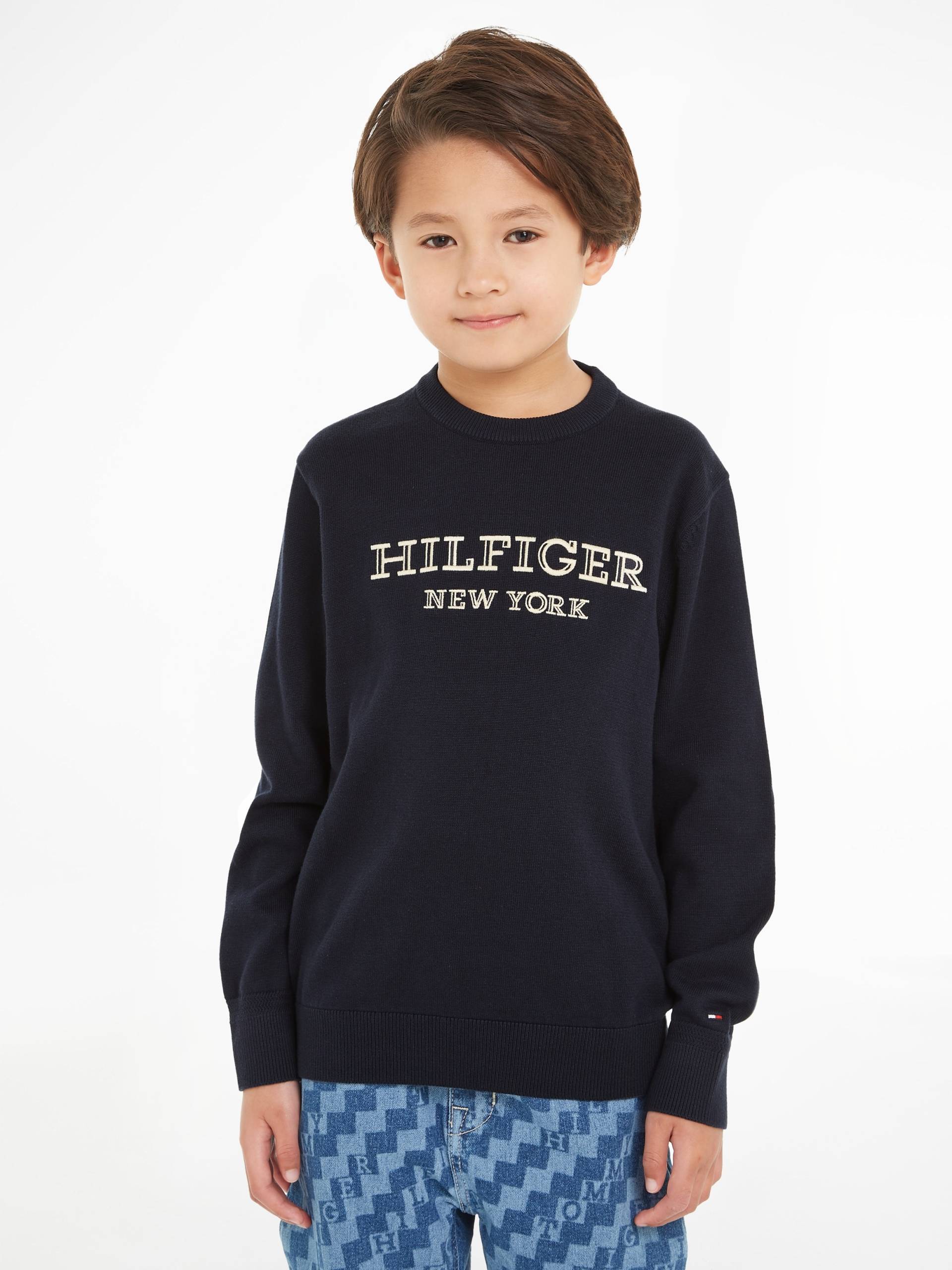 Tommy Hilfiger Strickpullover »MONOTYPE SWEATER« von TOMMY HILFIGER