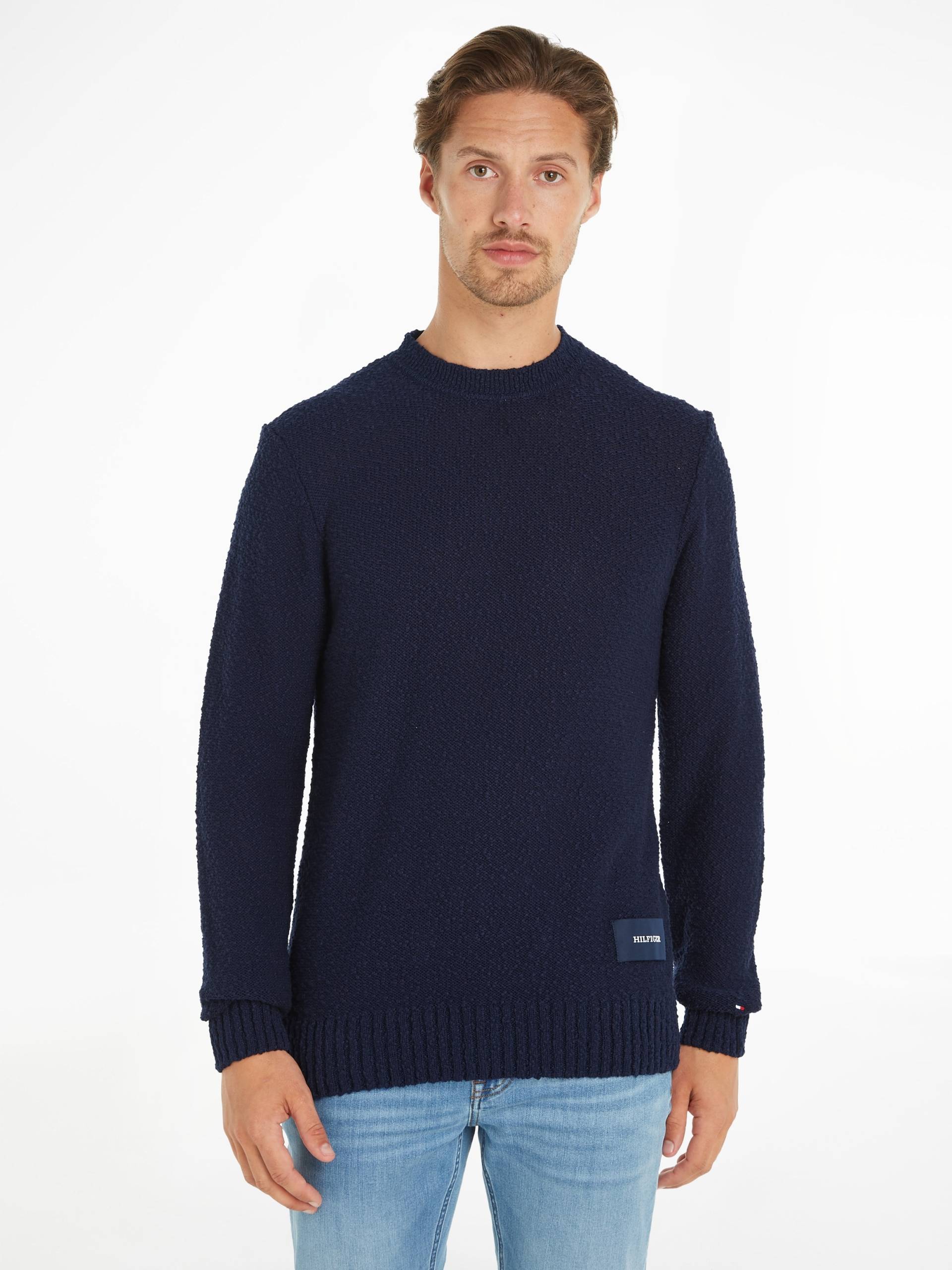 Tommy Hilfiger Strickpullover »SLUB YARN C NK« von TOMMY HILFIGER