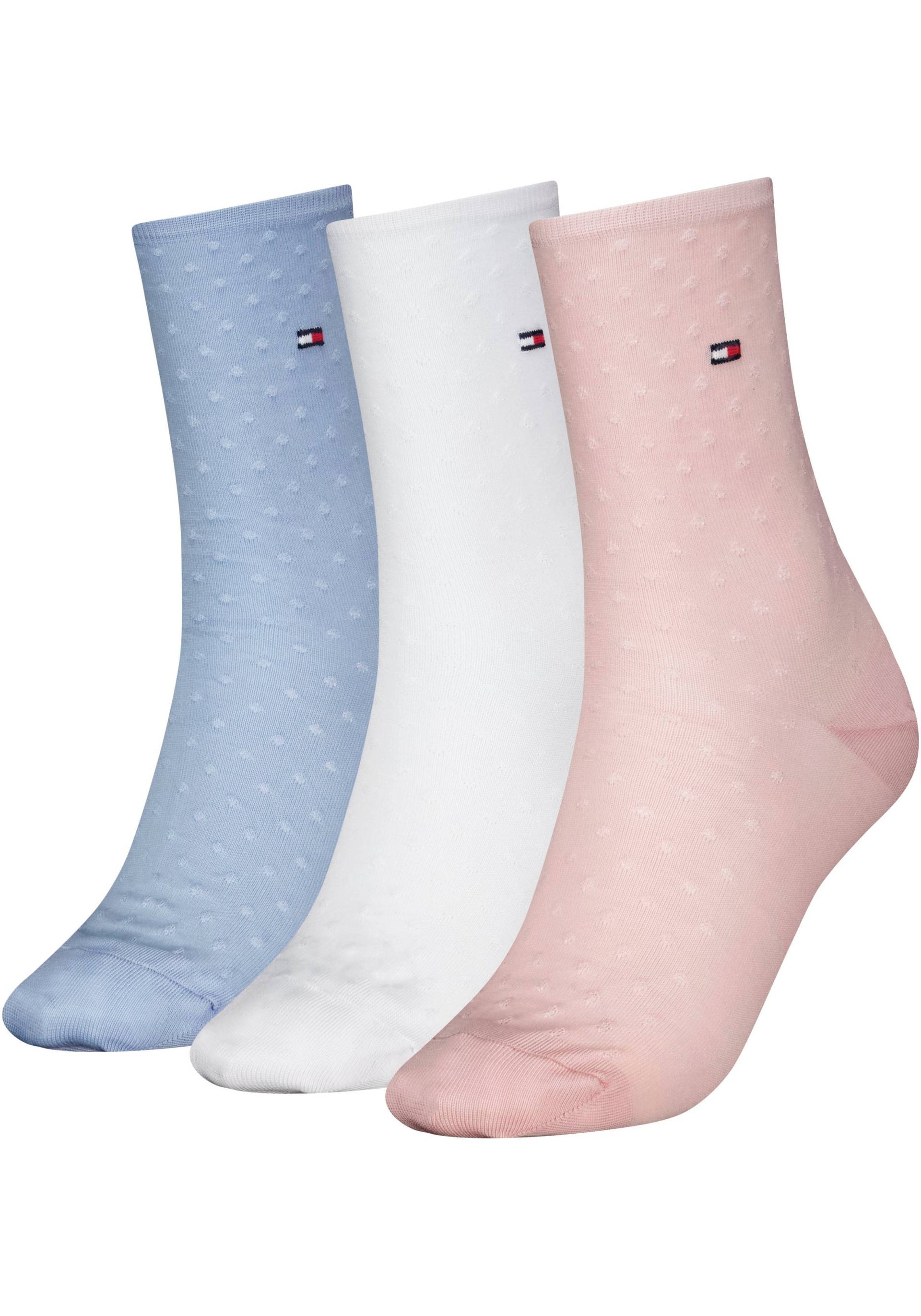 Tommy Hilfiger Strümpfe »WOMEN SOCKS GIFTING DOT«, (3 Paar) von TOMMY HILFIGER