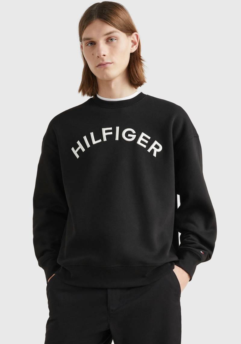 Tommy Hilfiger Sweatshirt »HILFIGER ARCHED CREWNECK« von TOMMY HILFIGER