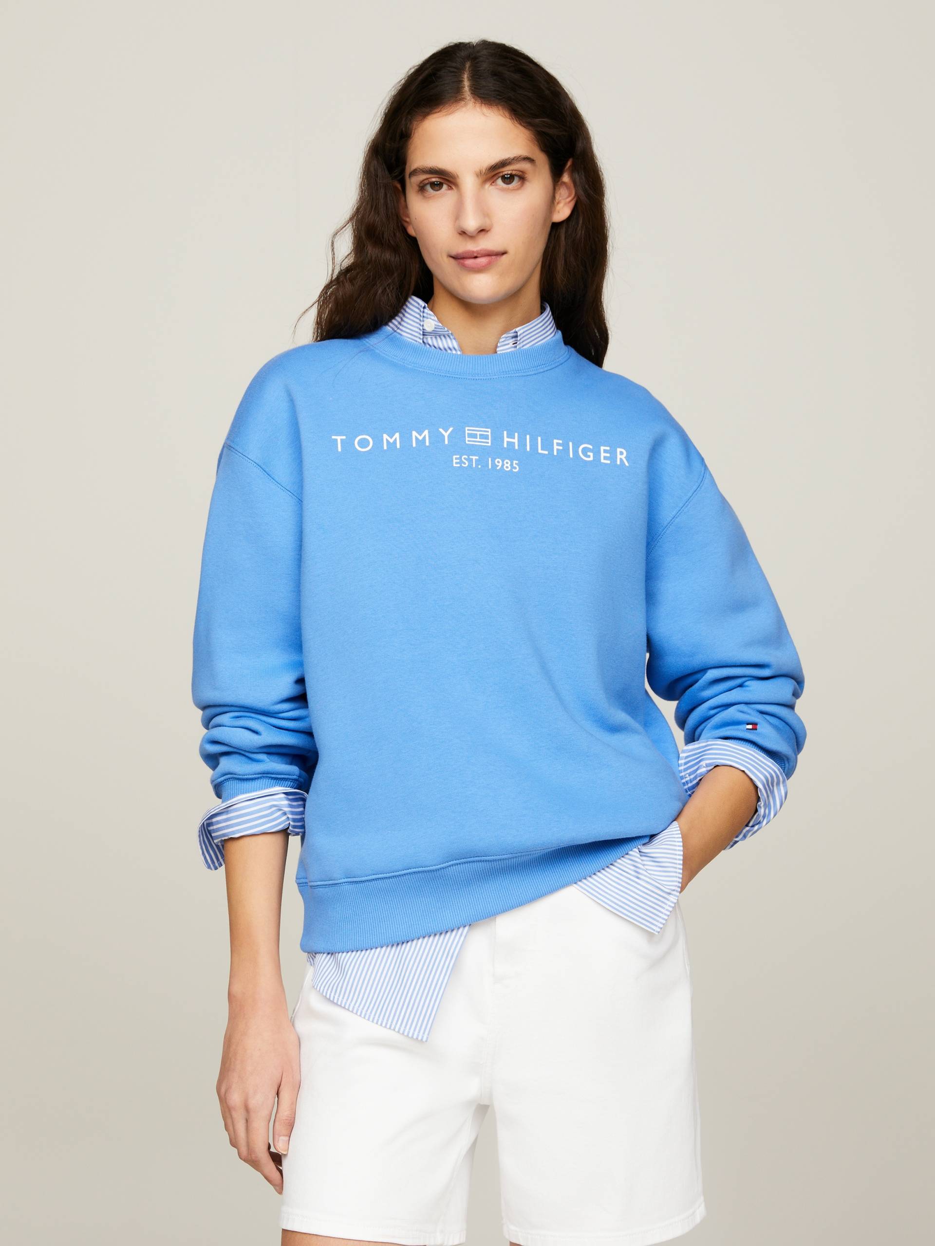 Tommy Hilfiger Sweatshirt »MDRN REG CORP LOGO C-NK SWTSHRT« von TOMMY HILFIGER