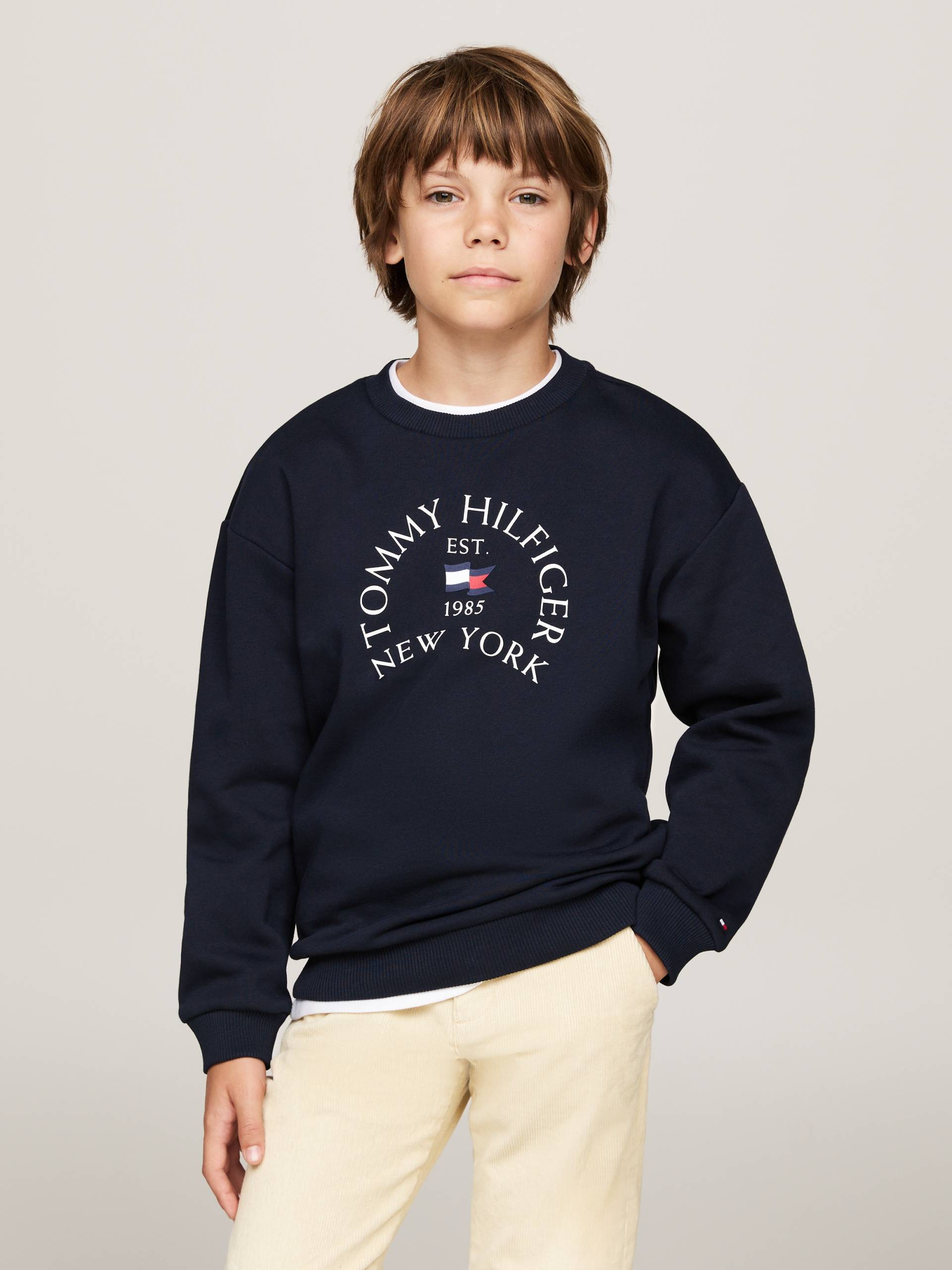 Tommy Hilfiger Sweatshirt »NAUTICAL ARCH PRINT FLEECE CN«, Baby bis 2 Jahre; mit Tommy Hilfiger Print Tommy Hilfiger Sweatshirt »NAUTICAL ARCH PRINT FLEECE CN«, Baby bis 2 Jahre; mit Tommy Hilfiger Print von TOMMY HILFIGER