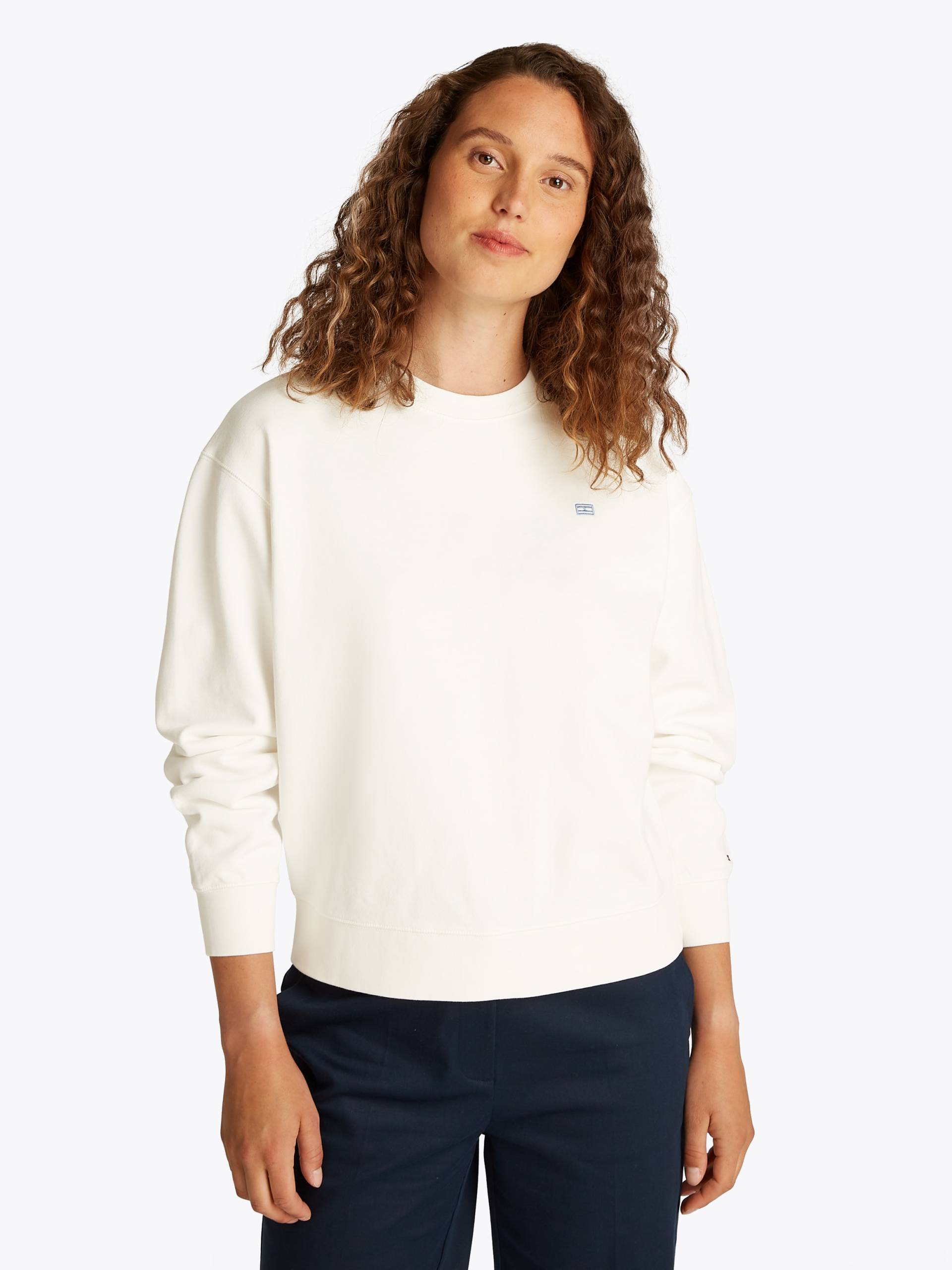 Tommy Hilfiger Sweatshirt »REG CONTRAST FLAG SWEATSHIRT«, mit Logo-Flag Tommy Hilfiger Sweatshirt »REG CONTRAST FLAG SWEATSHIRT«, mit Logo-Flag von TOMMY HILFIGER
