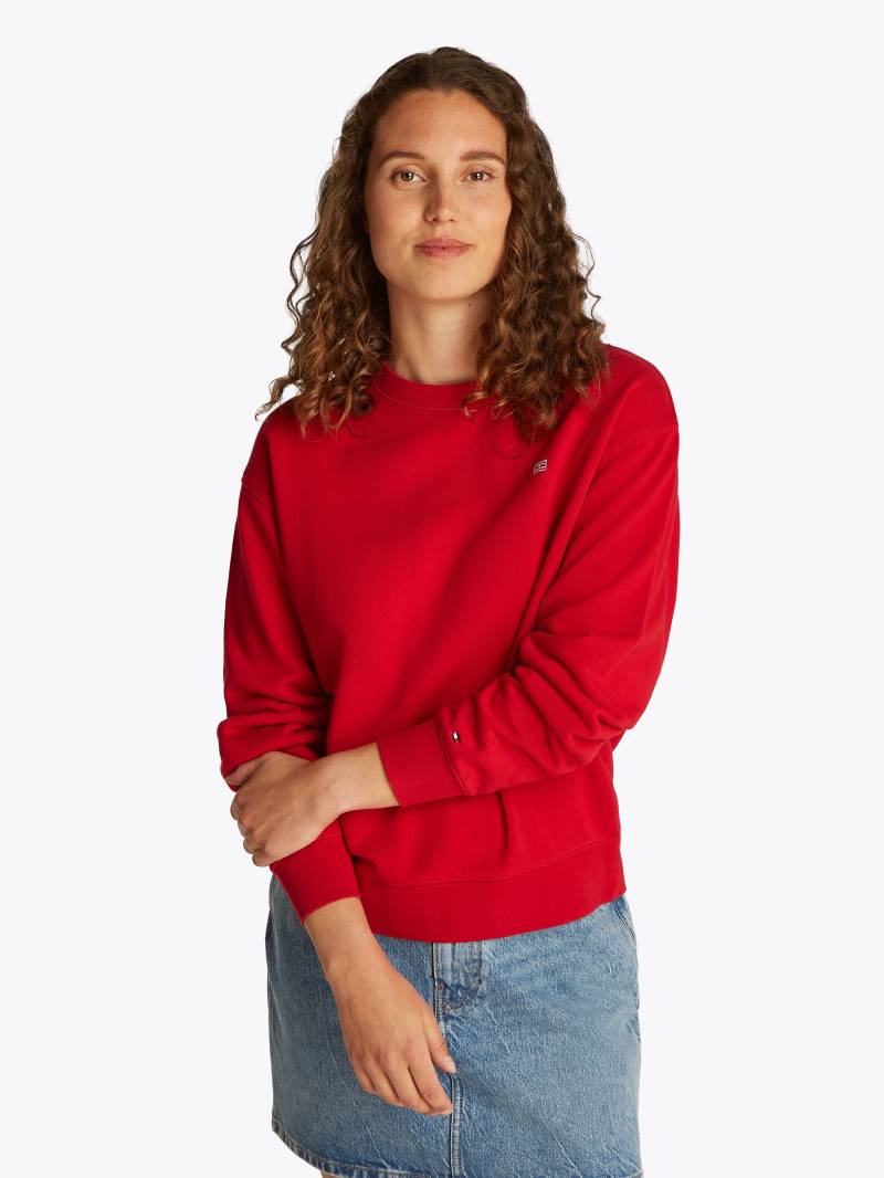 Tommy Hilfiger Sweatshirt »REG CONTRAST FLAG SWEATSHIRT«, mit Logo-Flag von TOMMY HILFIGER