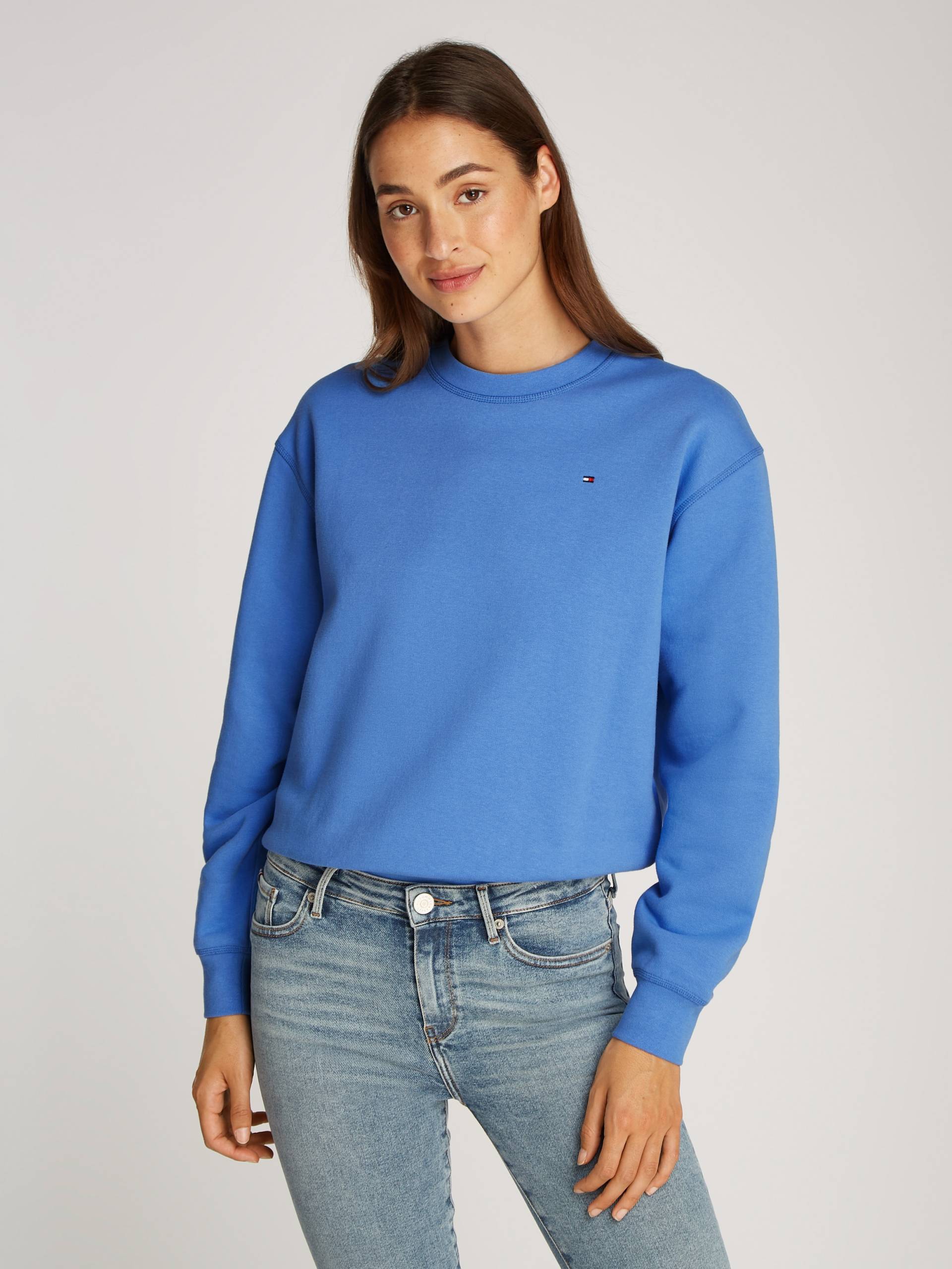 Tommy Hilfiger Sweatshirt »REG FLAG ON CHEST SWTSHRT«, mit Logo-Stickerei Tommy Hilfiger Sweatshirt »REG FLAG ON CHEST SWTSHRT«, mit Logo-Stickerei von TOMMY HILFIGER