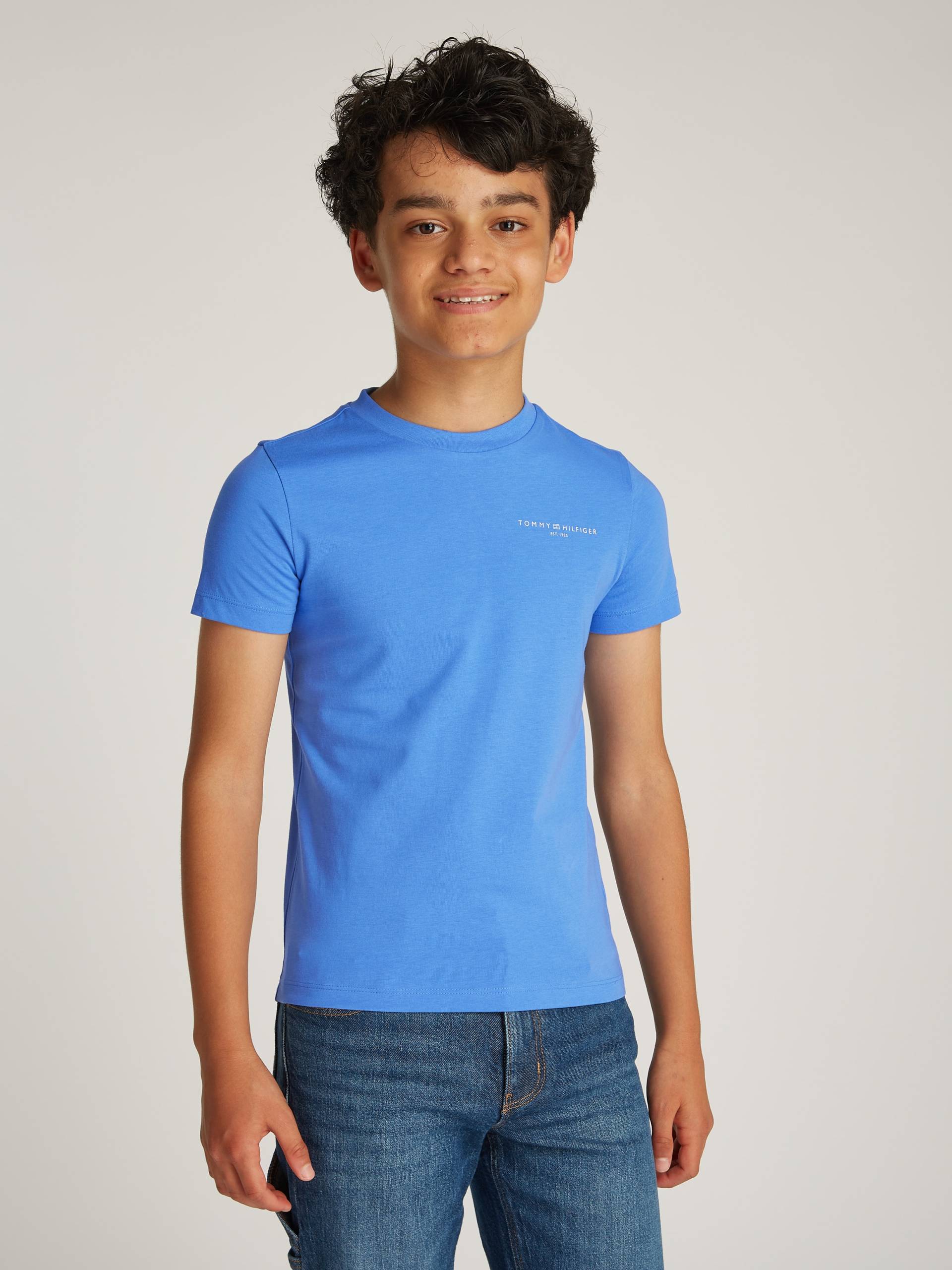 Tommy Hilfiger T-Shirt »MINI CORP T-SHIRT«, in Unifarbe Tommy Hilfiger T-Shirt »MINI CORP T-SHIRT«, in Unifarbe von TOMMY HILFIGER