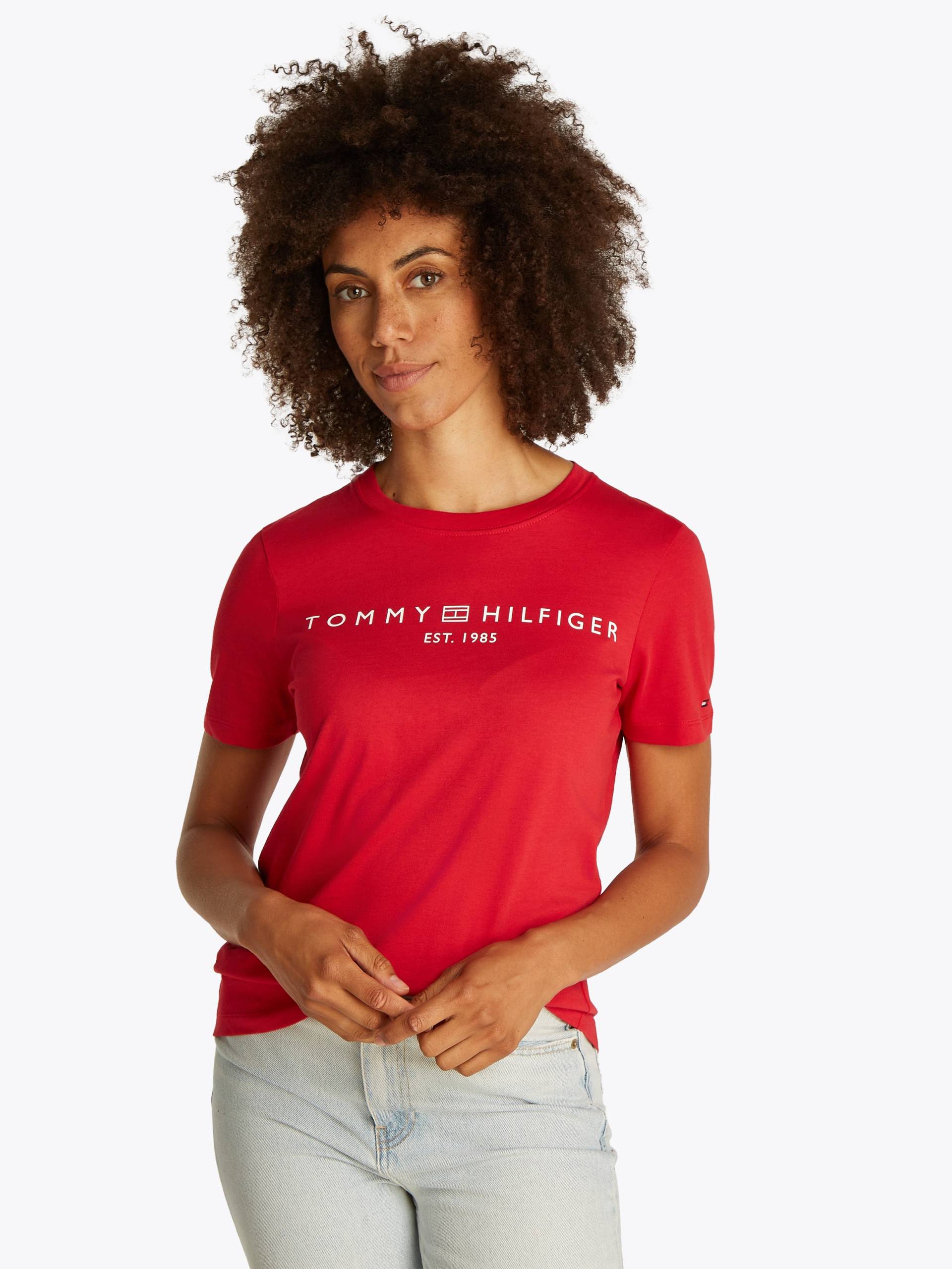 Tommy Hilfiger T-Shirt »REG CORP LOGO C-NK SS«, mit Logoschriftzug Tommy Hilfiger T-Shirt »REG CORP LOGO C-NK SS«, mit Logoschriftzug von TOMMY HILFIGER