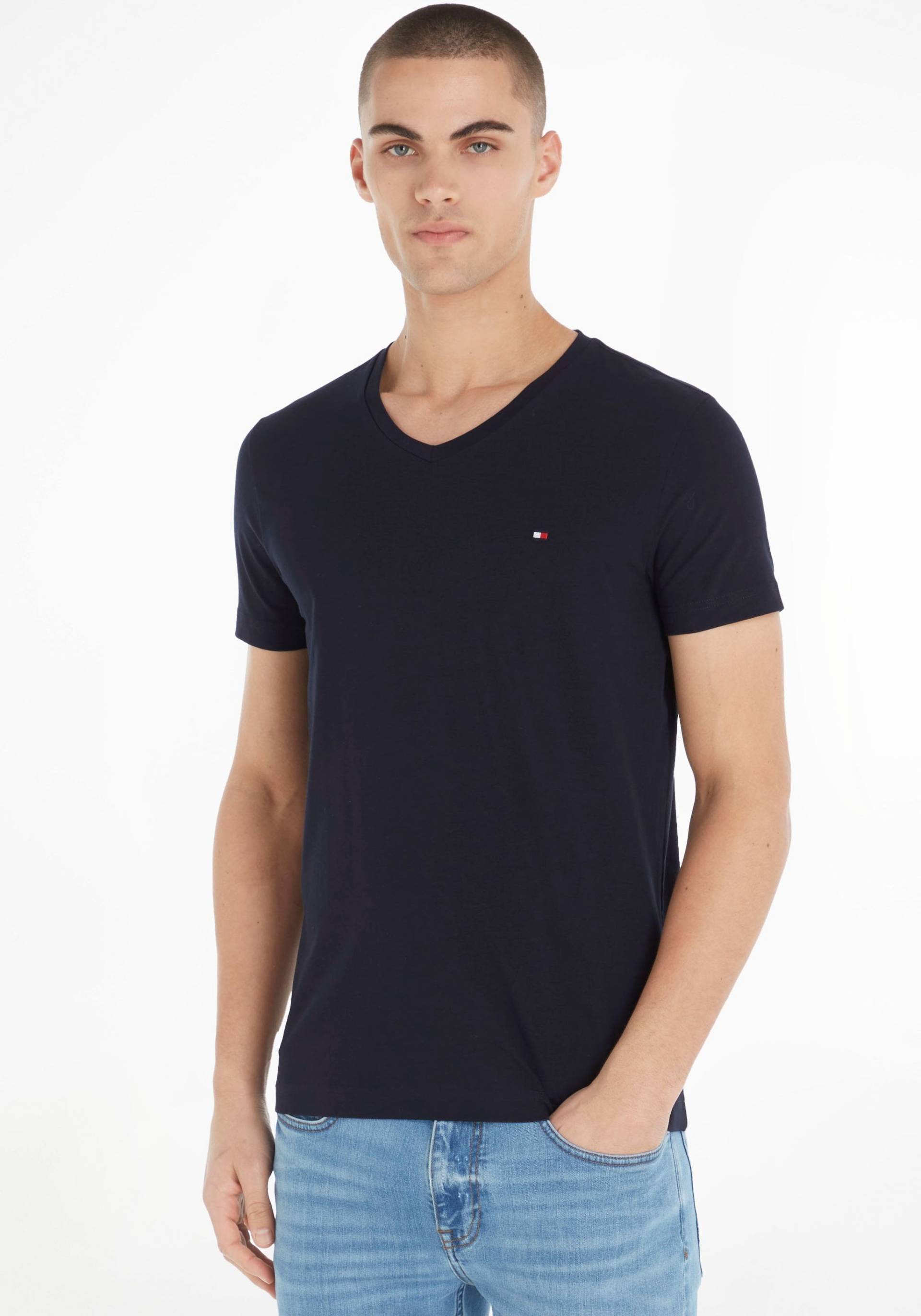 Tommy Hilfiger T-Shirt »V-Shirt Stretch Slim« von TOMMY HILFIGER