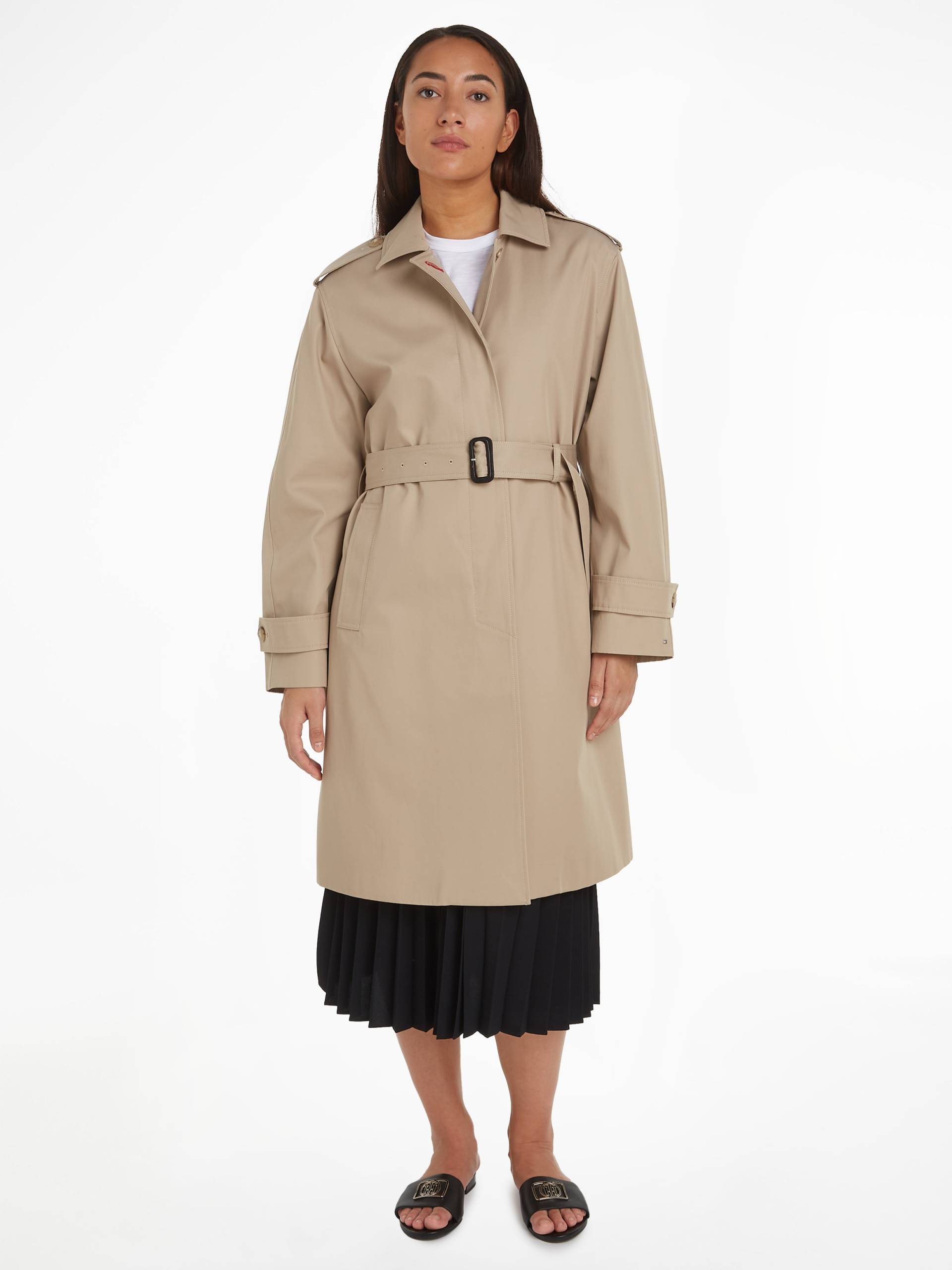 Tommy Hilfiger Trenchcoat »COTTON SB BELTED COAT« von TOMMY HILFIGER