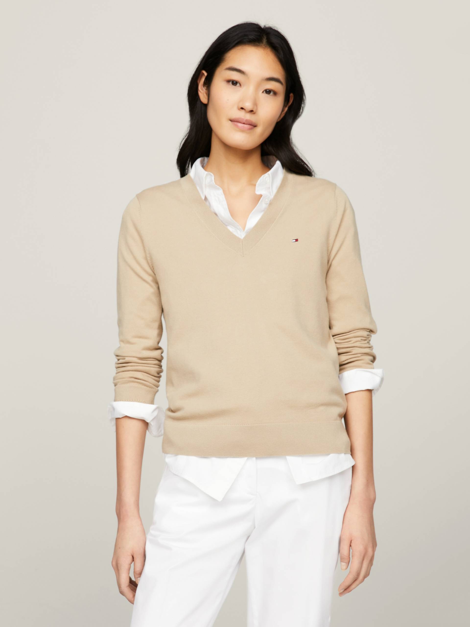 Tommy Hilfiger V-Ausschnitt-Pullover von TOMMY HILFIGER