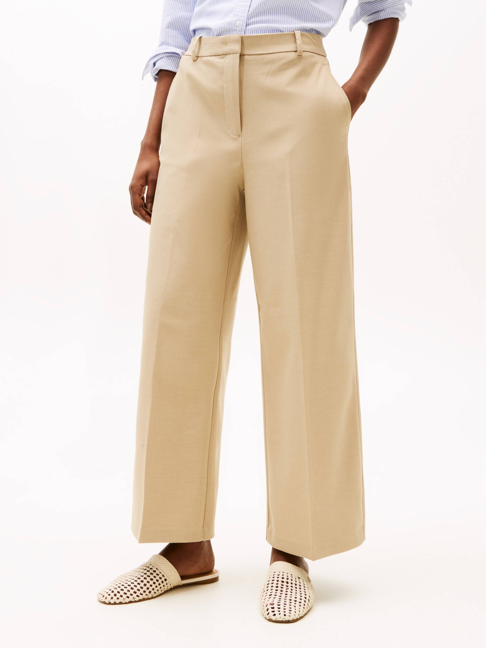 Tommy Hilfiger Webhose »Low Normal Waist Bi-Stretch«, Gürtelschlaufe, elastisch, pflegeleicht bügelfrei, Business casual von TOMMY HILFIGER